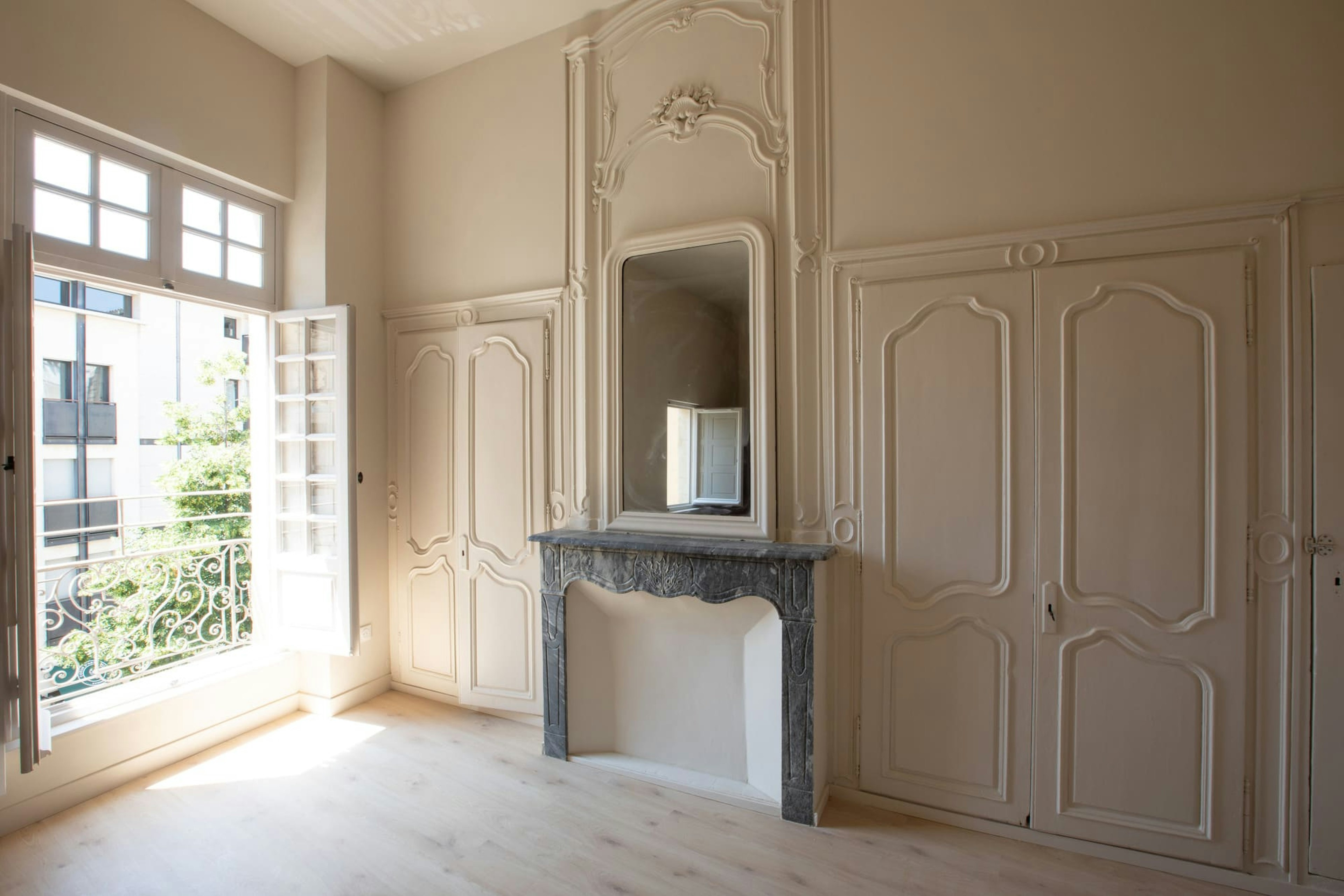 corner, indoors, interior design, door, window