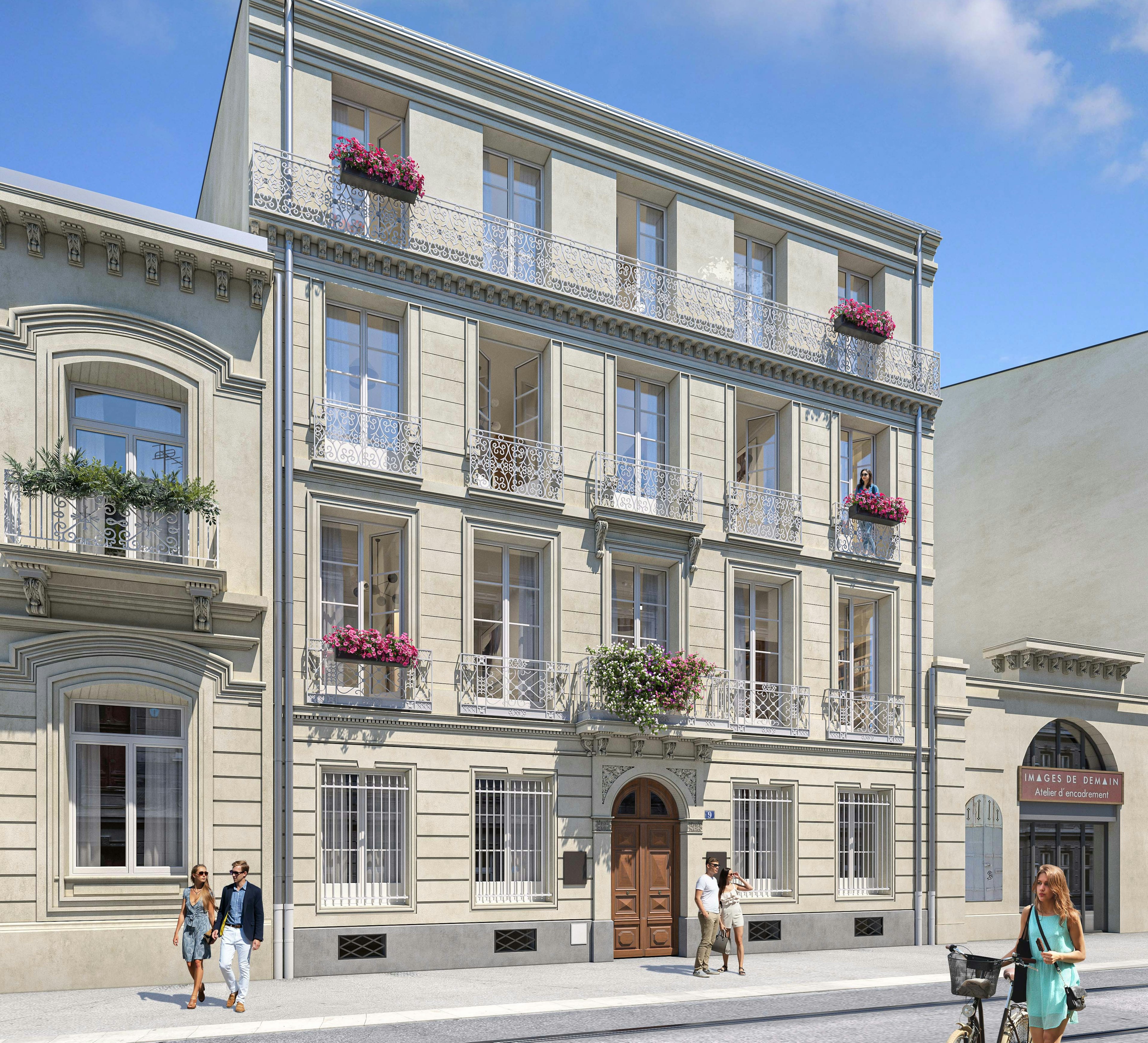 Villa André, vue rue
