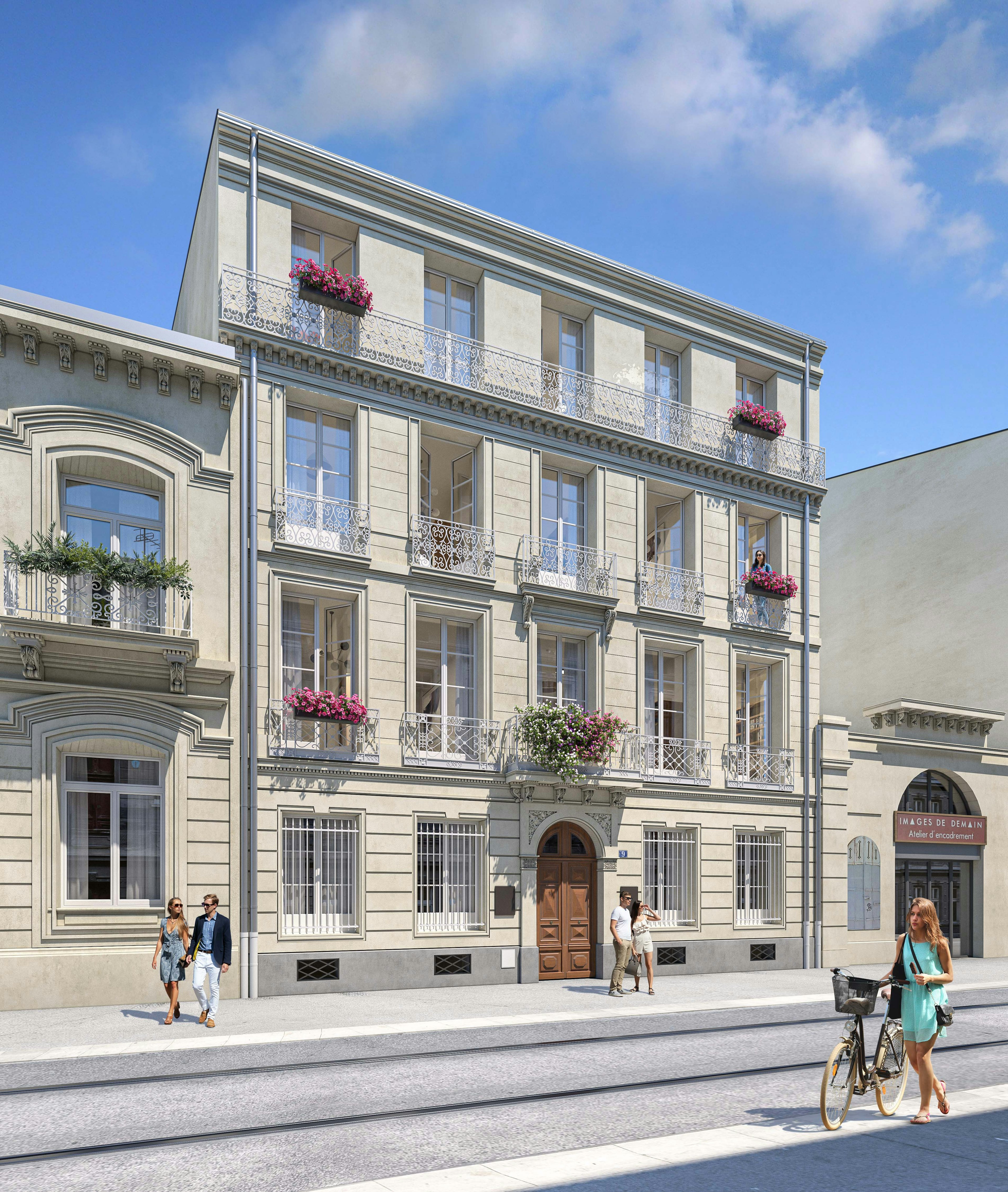 Villa André, vue rue