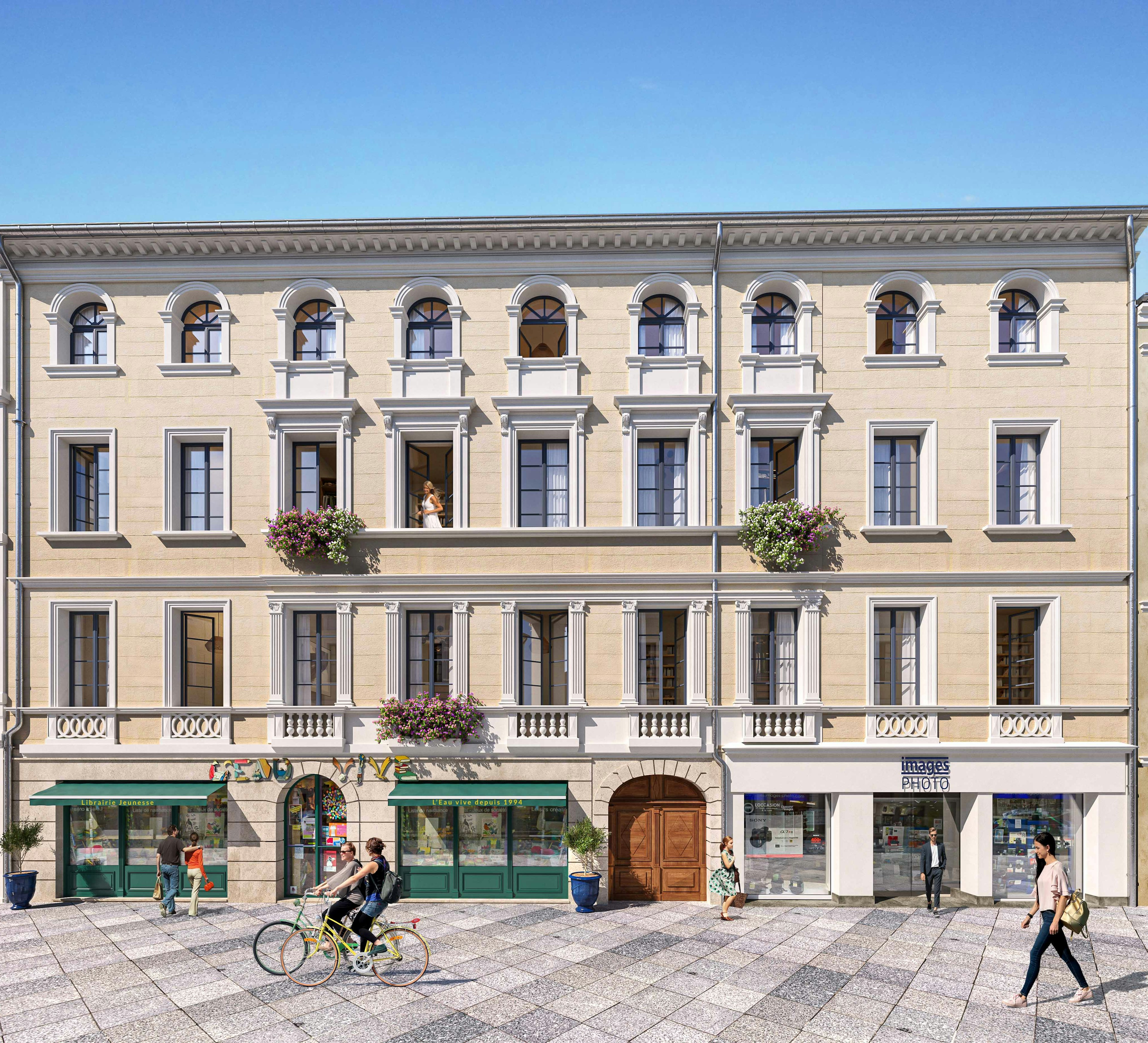 Carré Mithras - Vue rue
