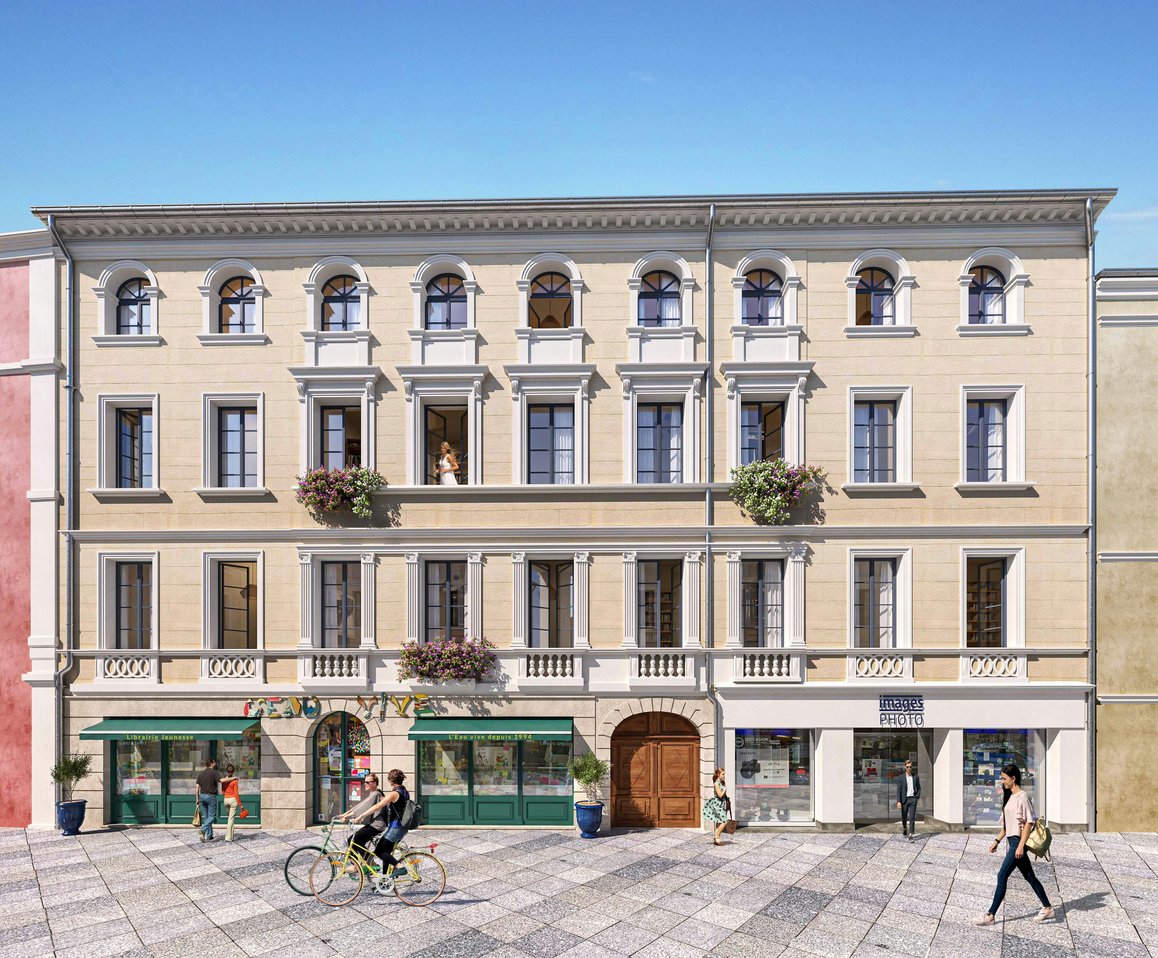 Carré Mithras - Vue rue