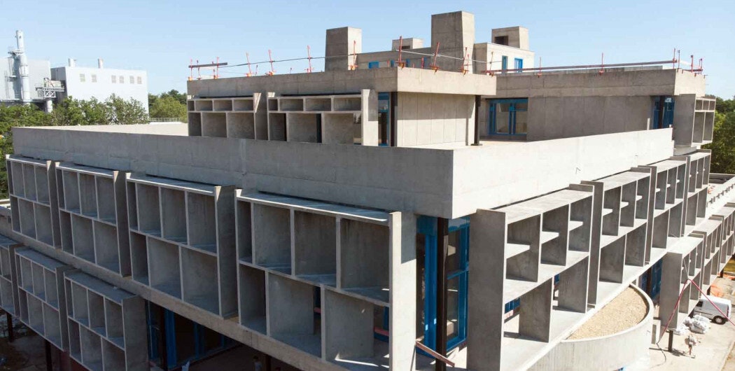 Photo pendant les travaux de réhabilitation