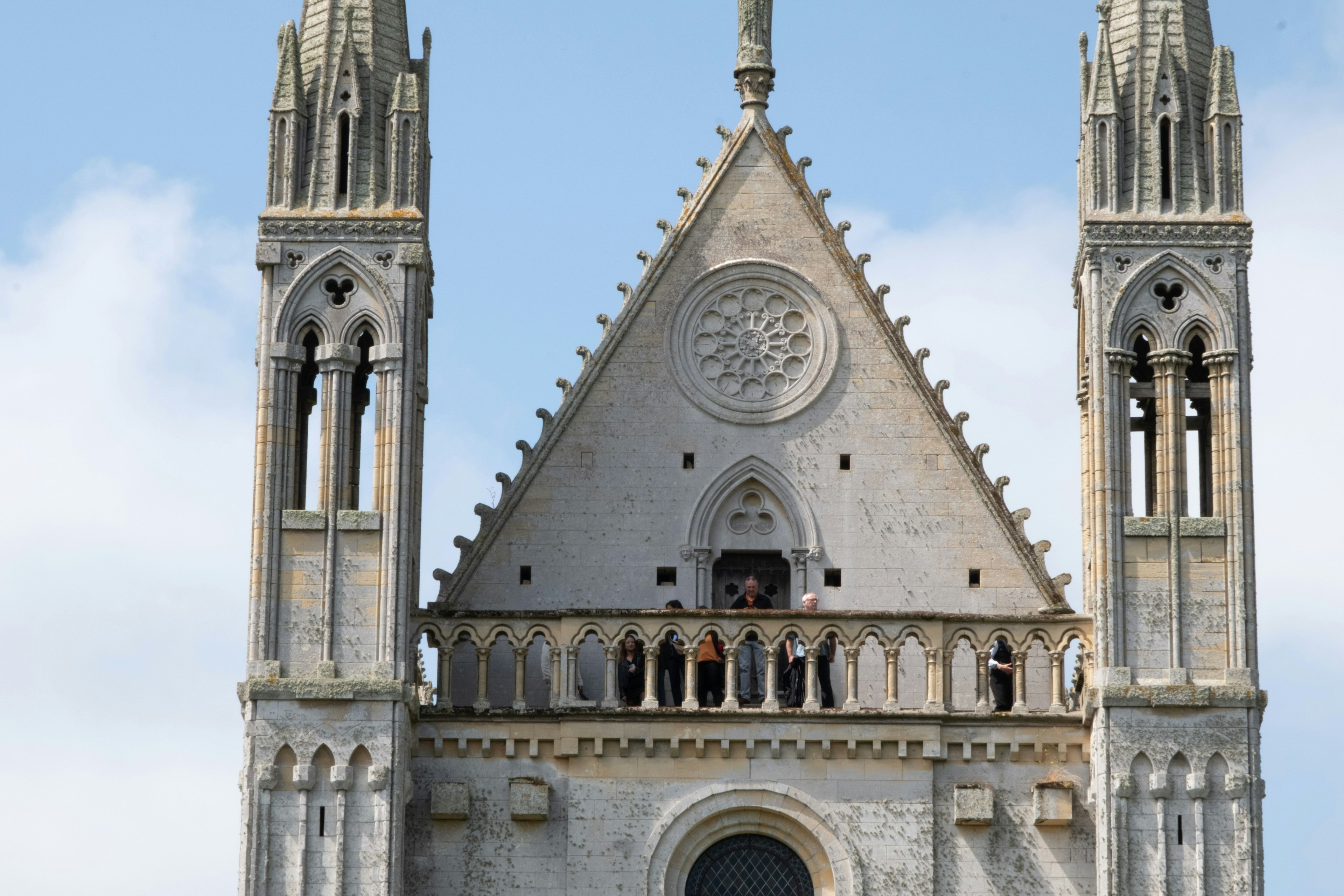 arch, architecture, gothic arch, building, cathedral, church, spire, tower, person, clock tower