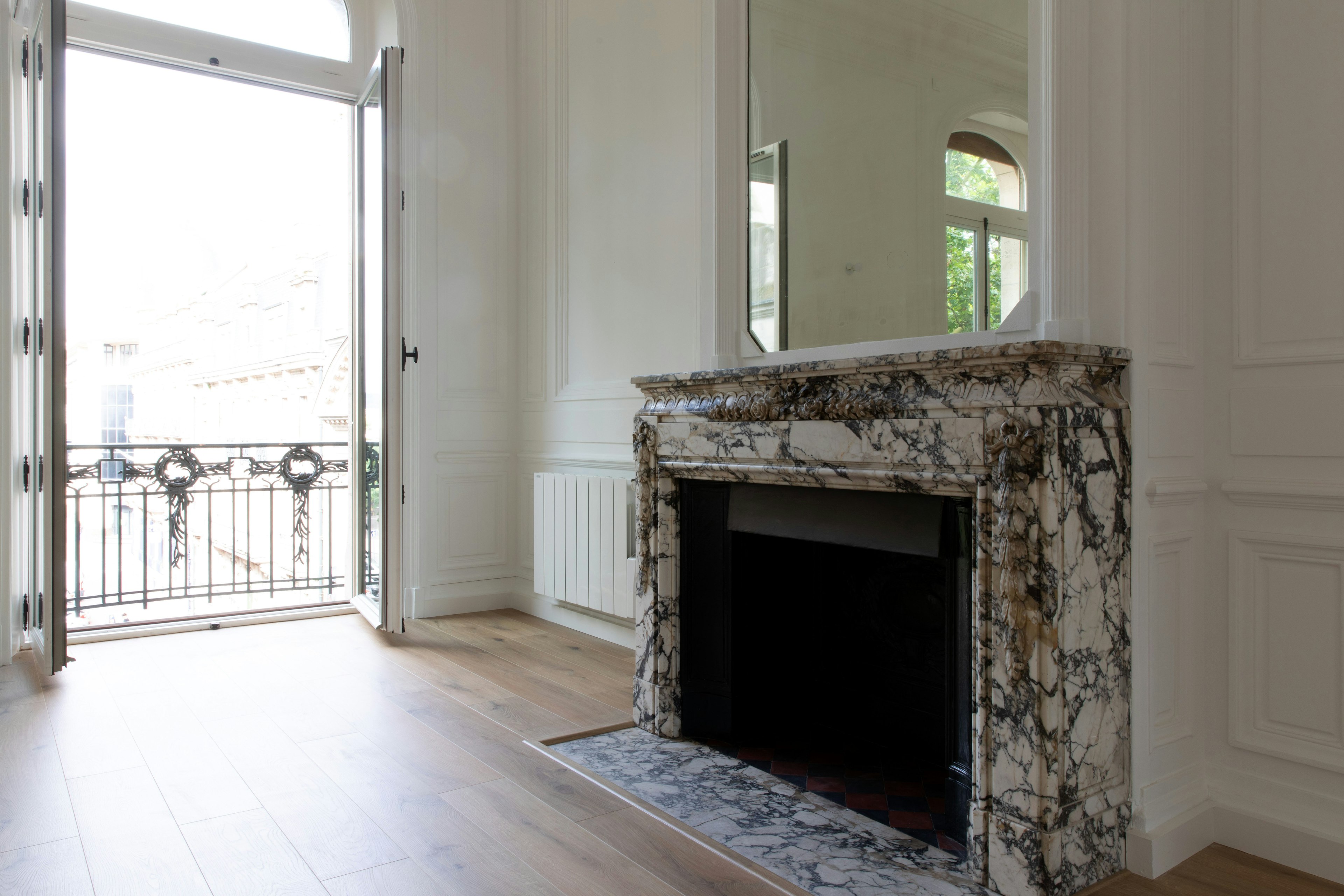 fireplace, indoors, floor, flooring, interior design, hearth, handrail