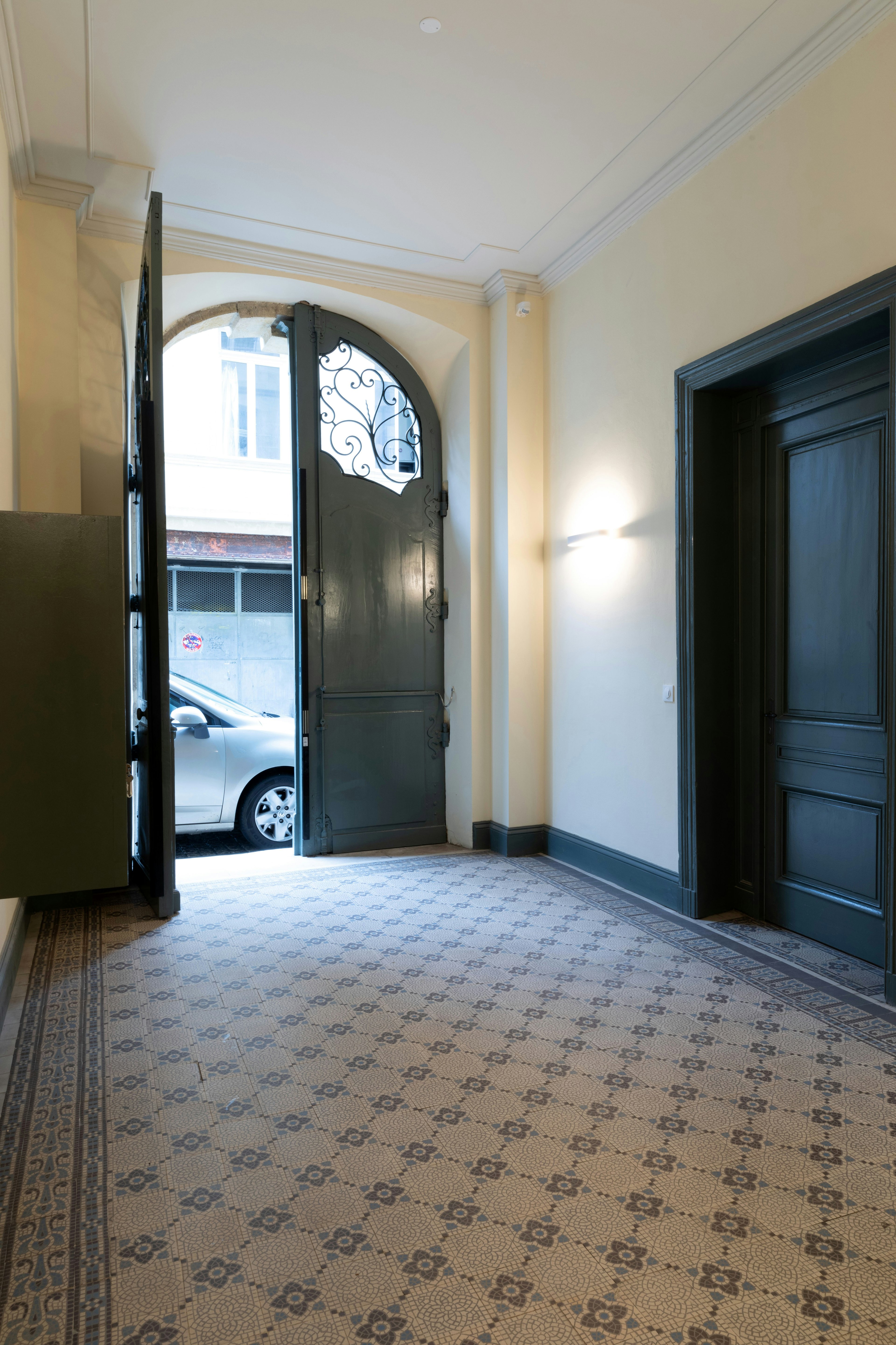 floor, flooring, car, transportation, vehicle, door, indoors