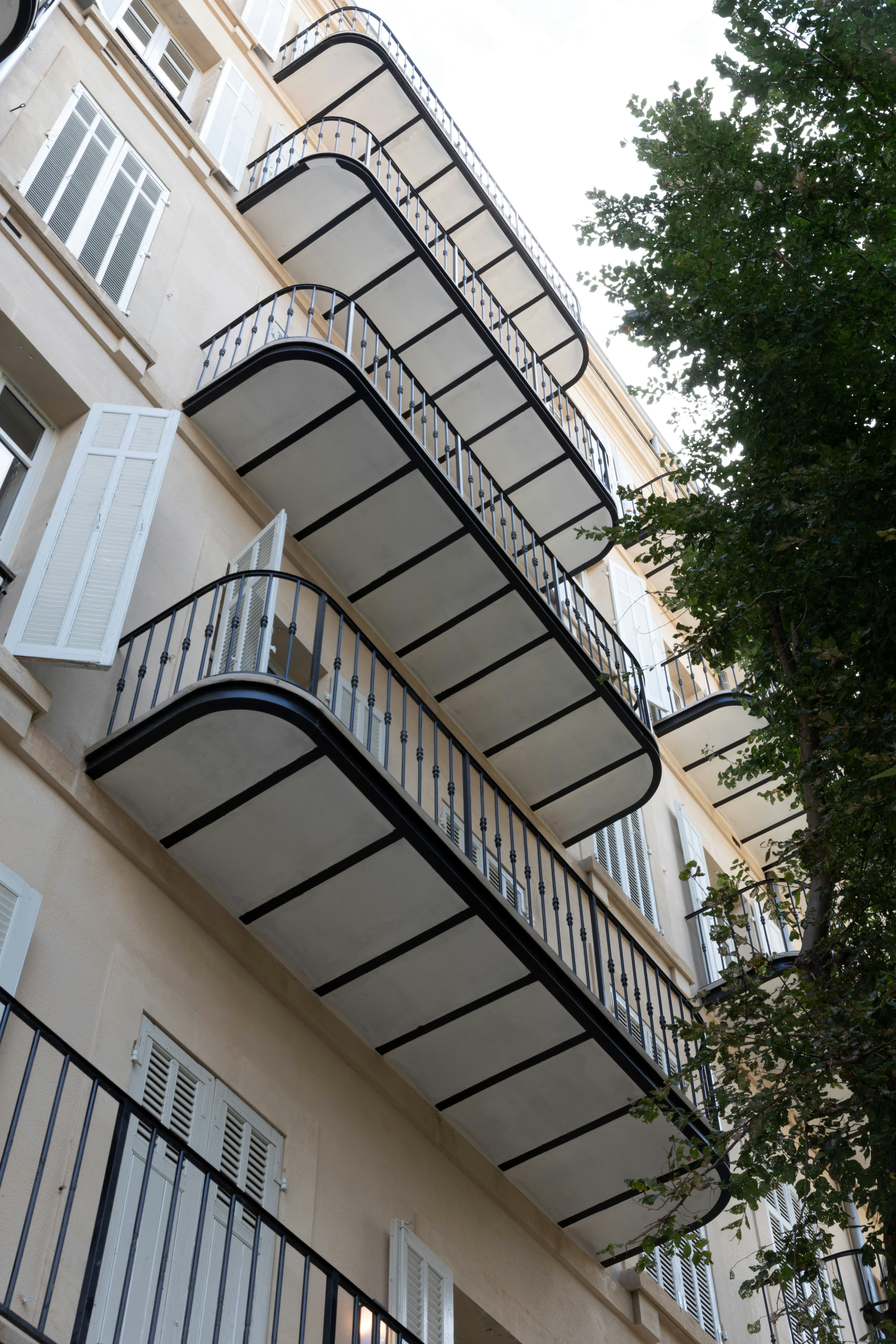 handrail, architecture, balcony, building, railing, house, housing, staircase, condo
