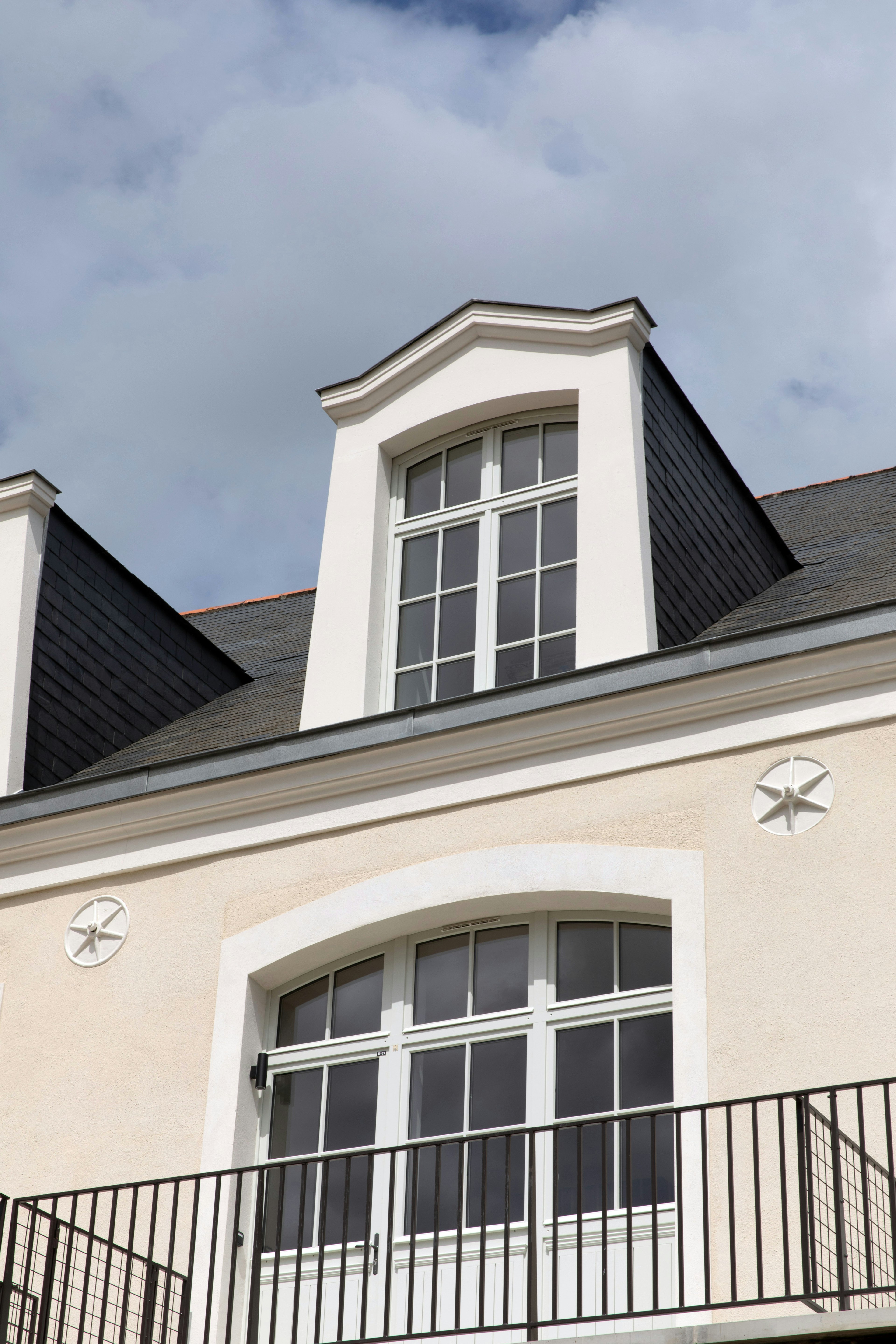handrail, railing, window, architecture, building, housing