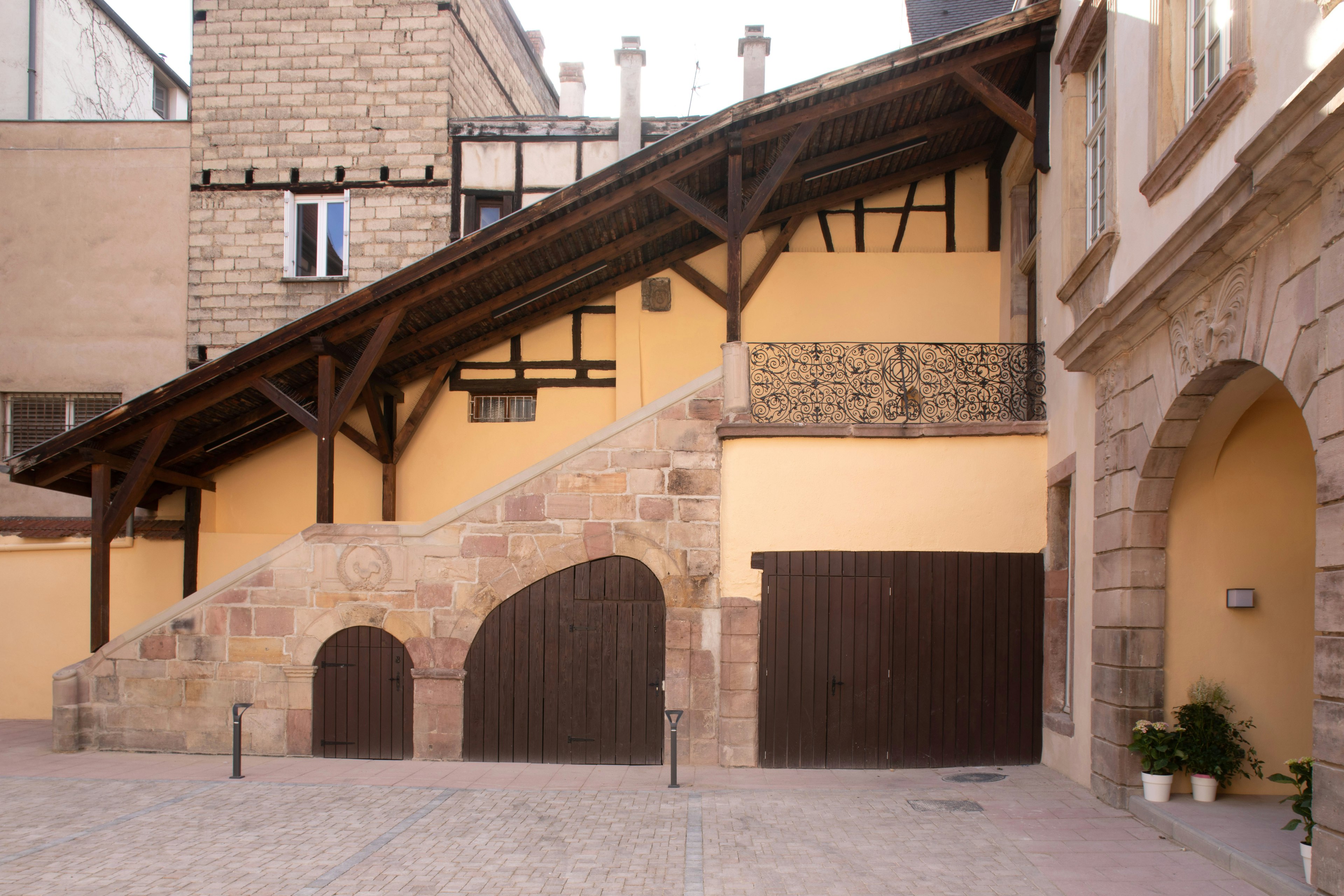 indoors, garage, architecture, building, housing, plant, gate, house