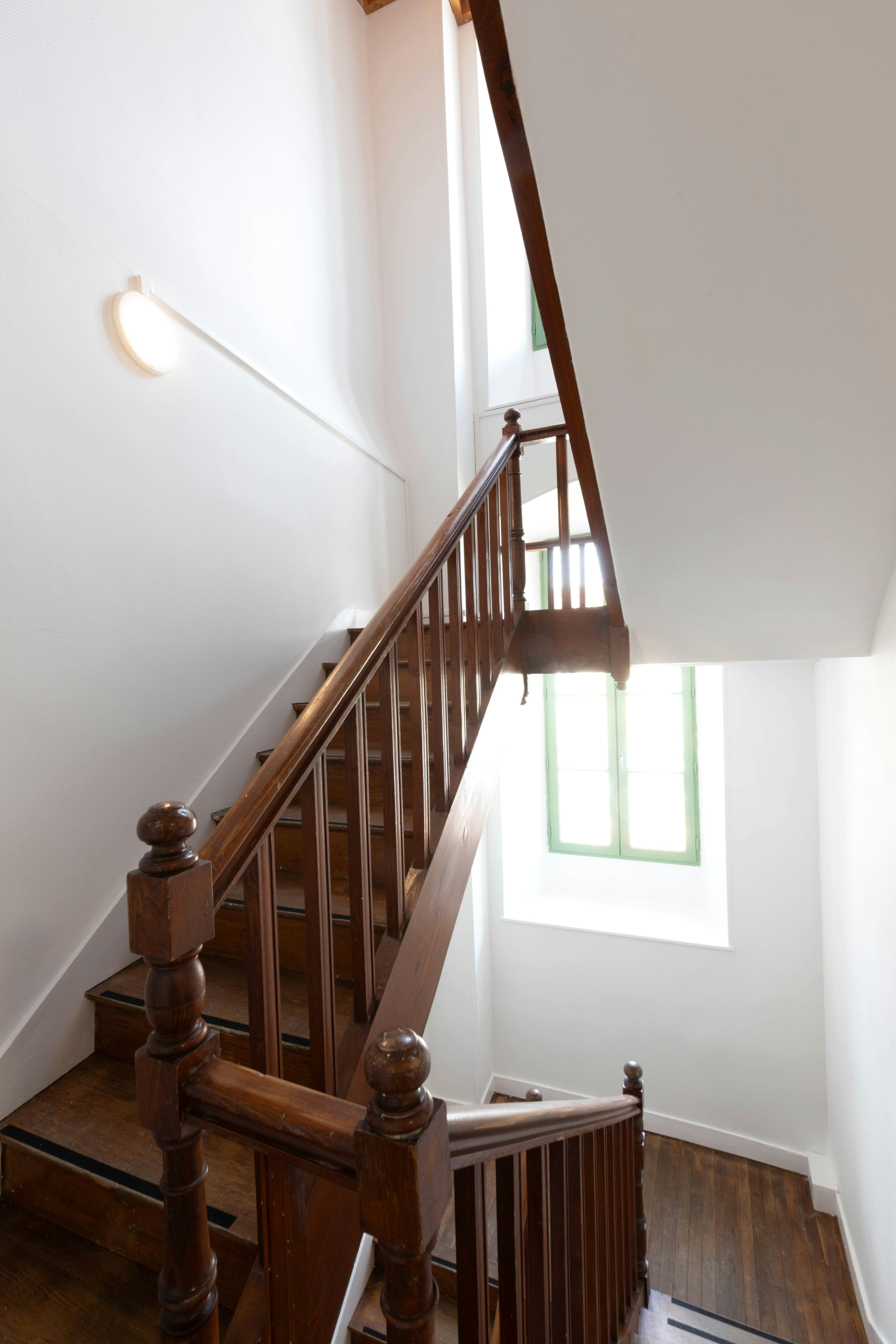 architecture, building, house, housing, staircase, wood, hardwood, handrail, indoors