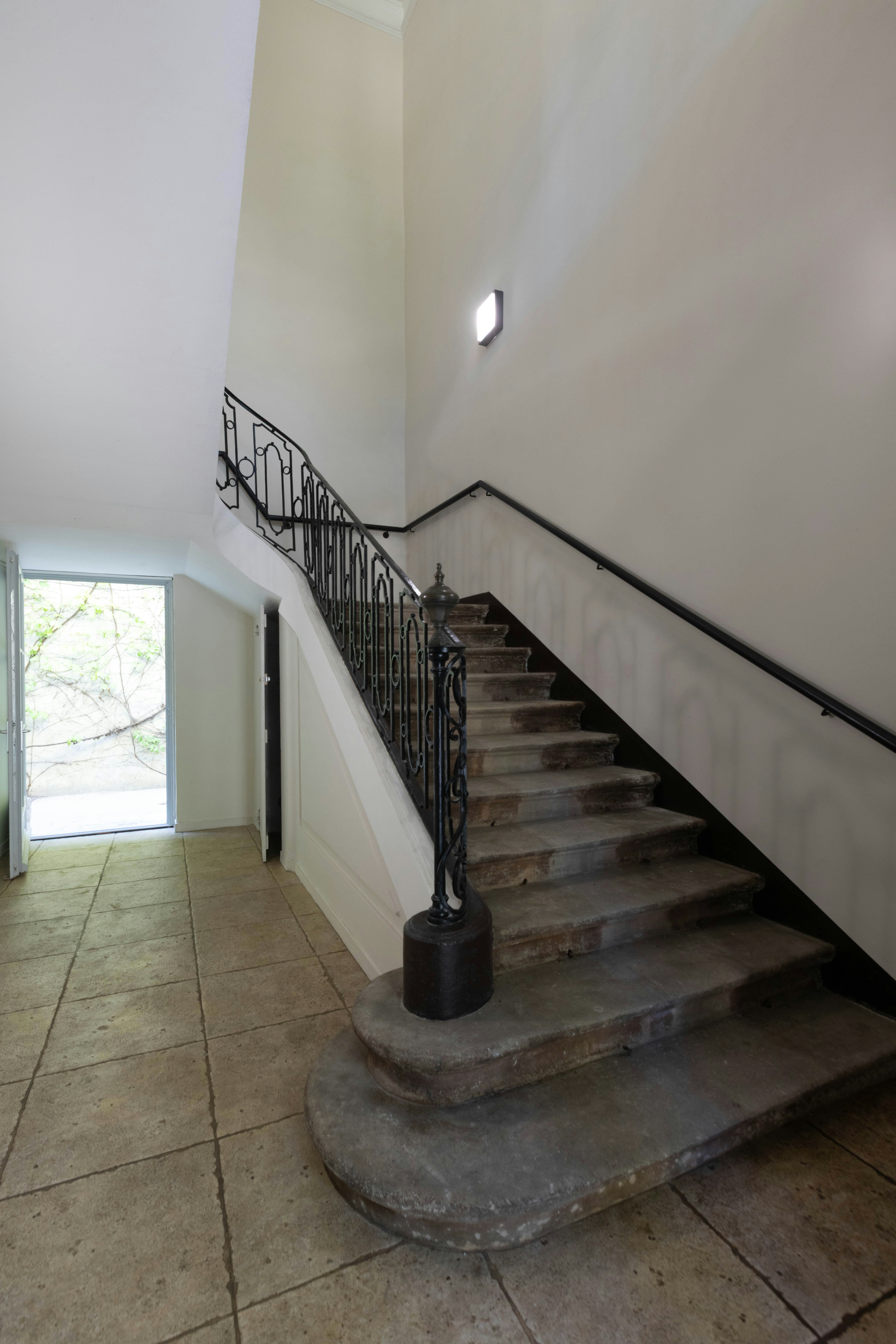 architecture, building, house, housing, staircase, handrail, indoors