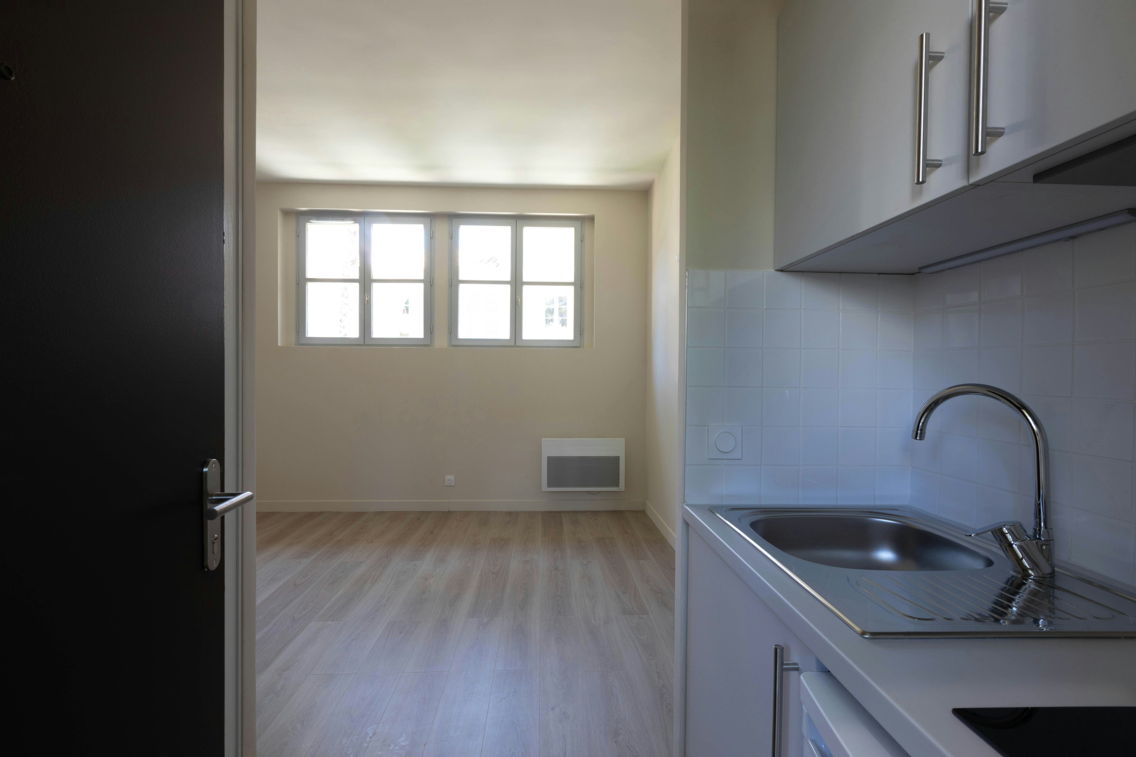 sink, sink faucet, indoors, interior design, corner, kitchen