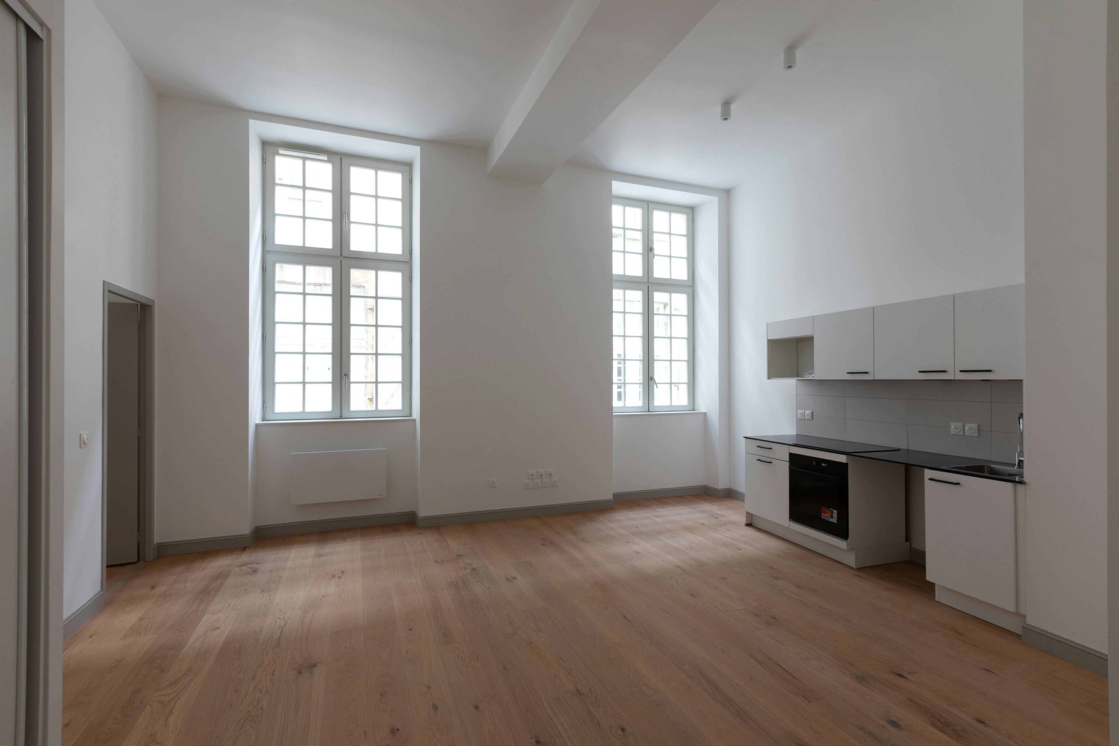 corner, floor, flooring, indoors, interior design, wood, penthouse, housing, kitchen, loft