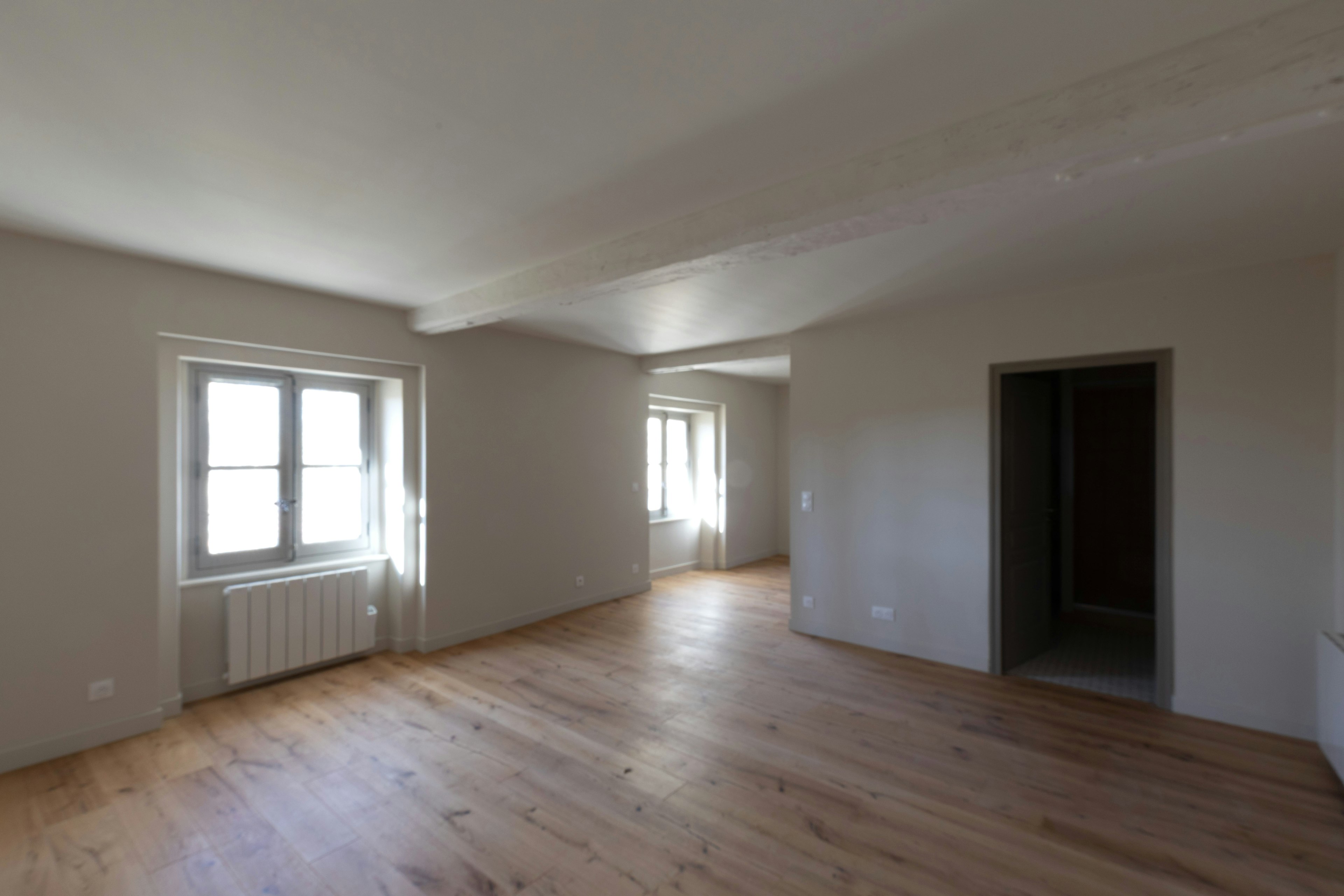 corner, floor, flooring, indoors, interior design, wood, building, housing, loft, room