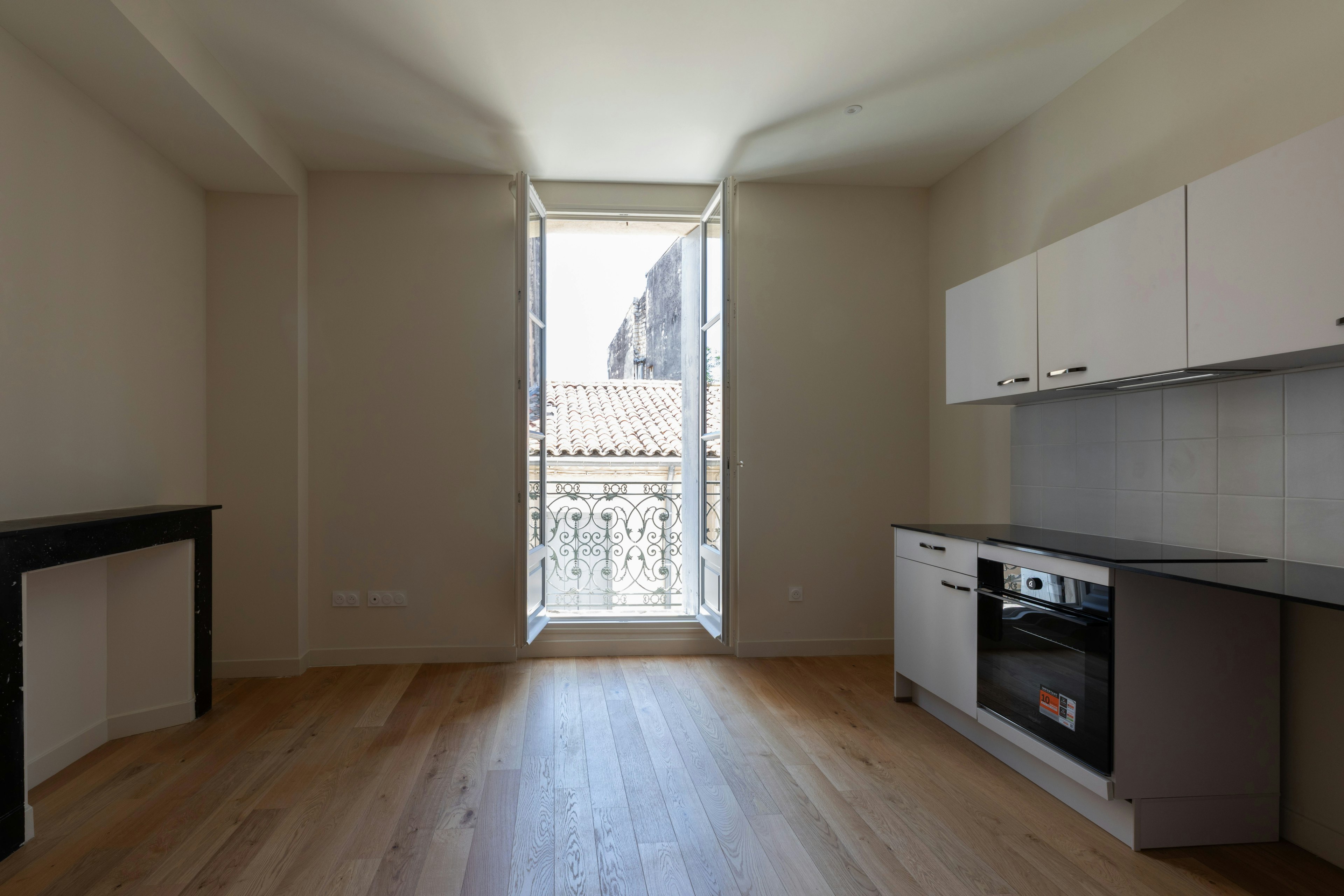indoors, interior design, floor, flooring, building, penthouse, corner, wood, kitchen, housing