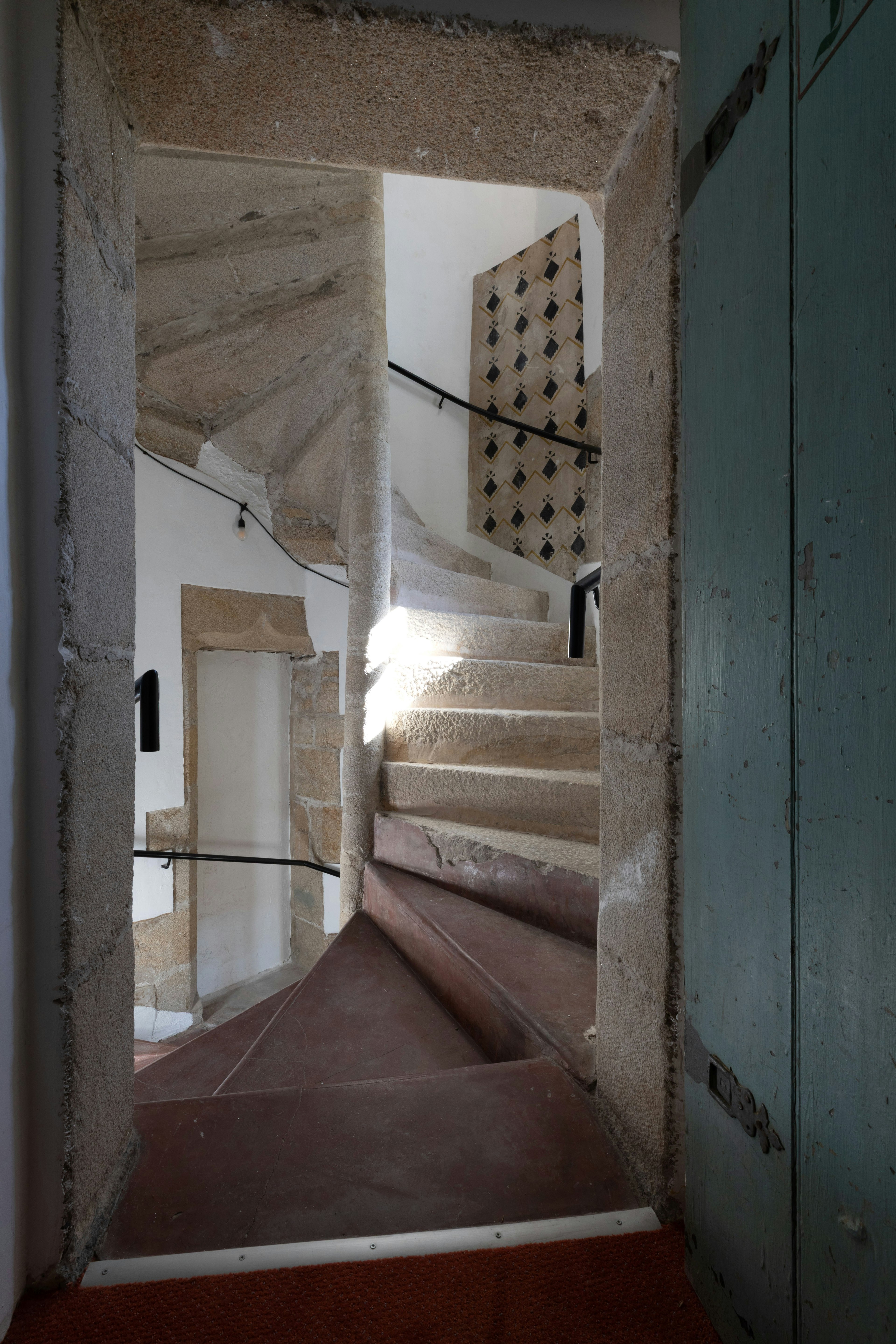 architecture, building, house, housing, staircase, indoors