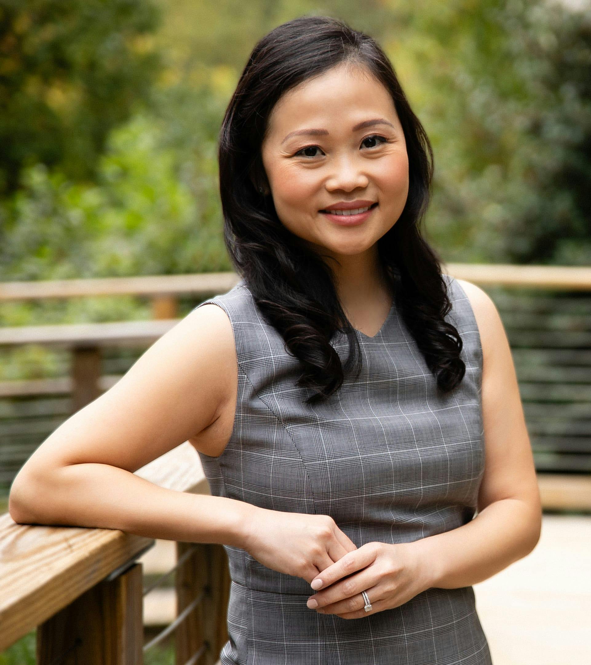 Dr Xue smiling