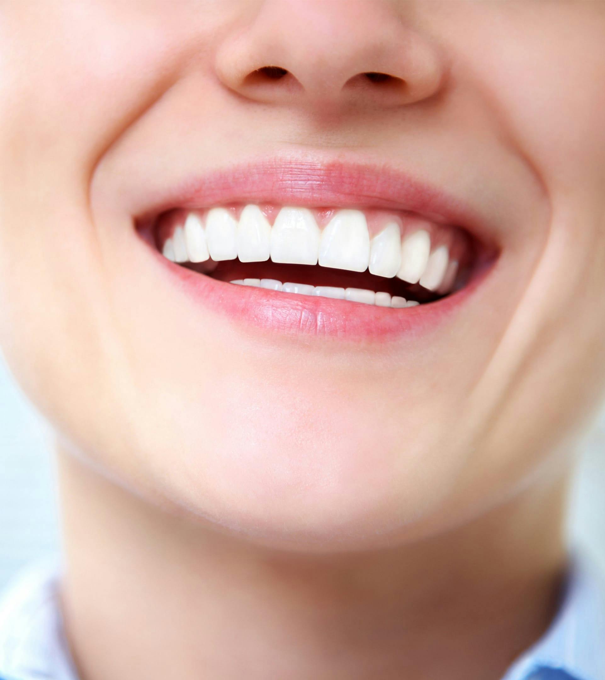 woman smiling