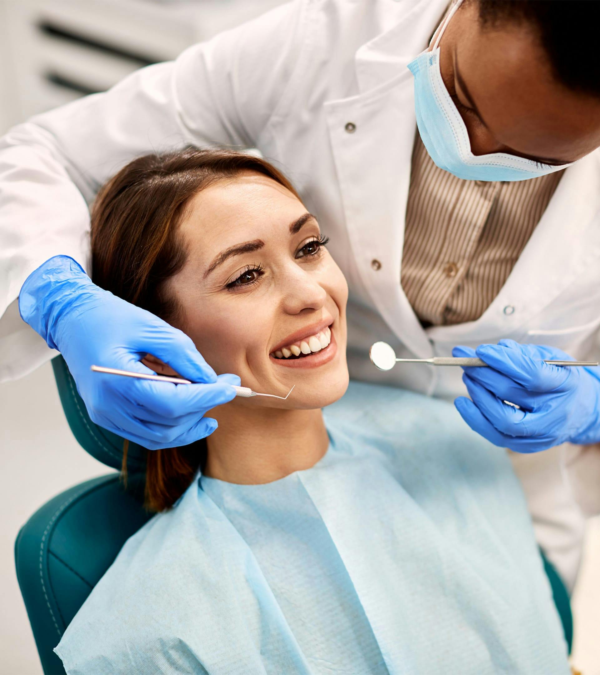 doctor examining a patient