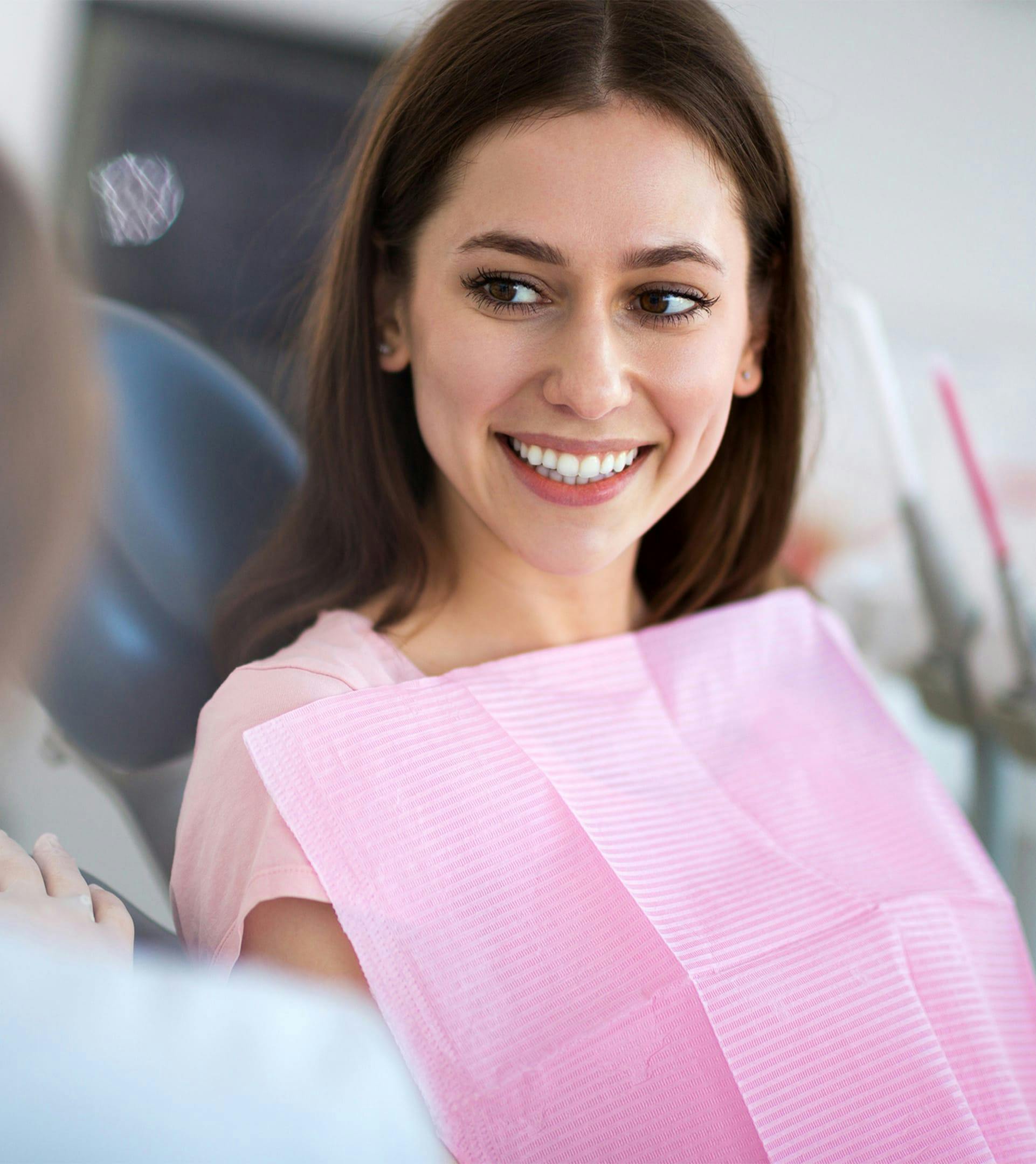 patient smiling at doctor