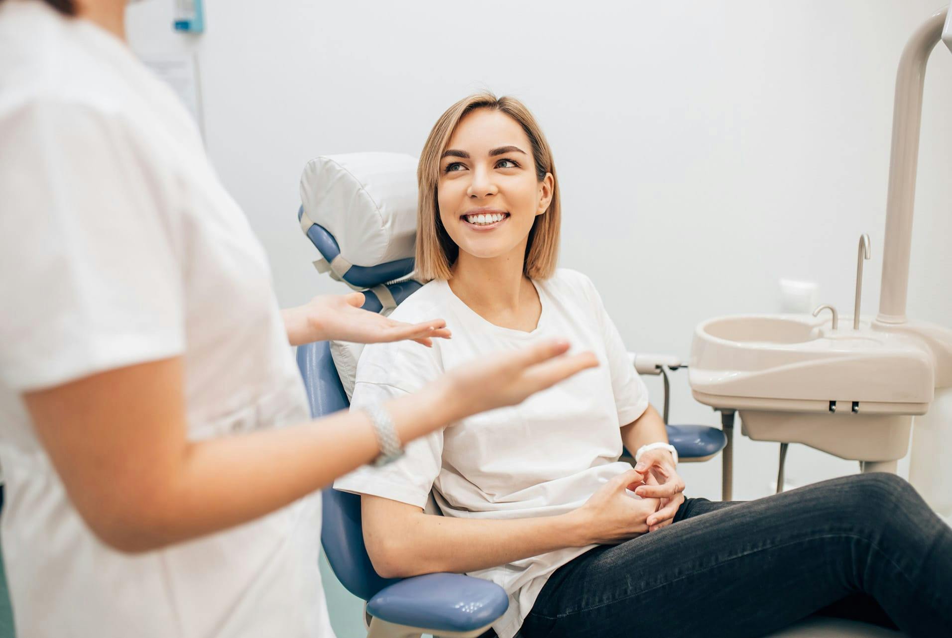 patient listening to doctor