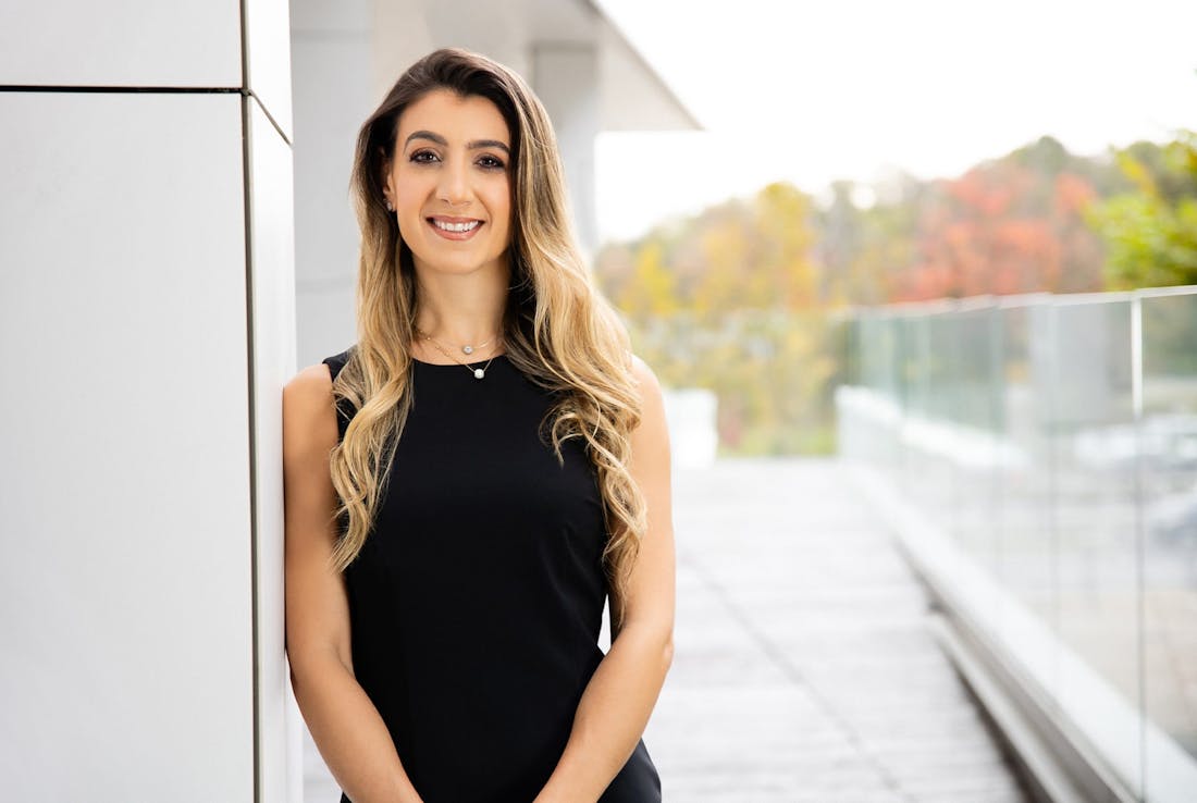 Dr. Mirza standing outside