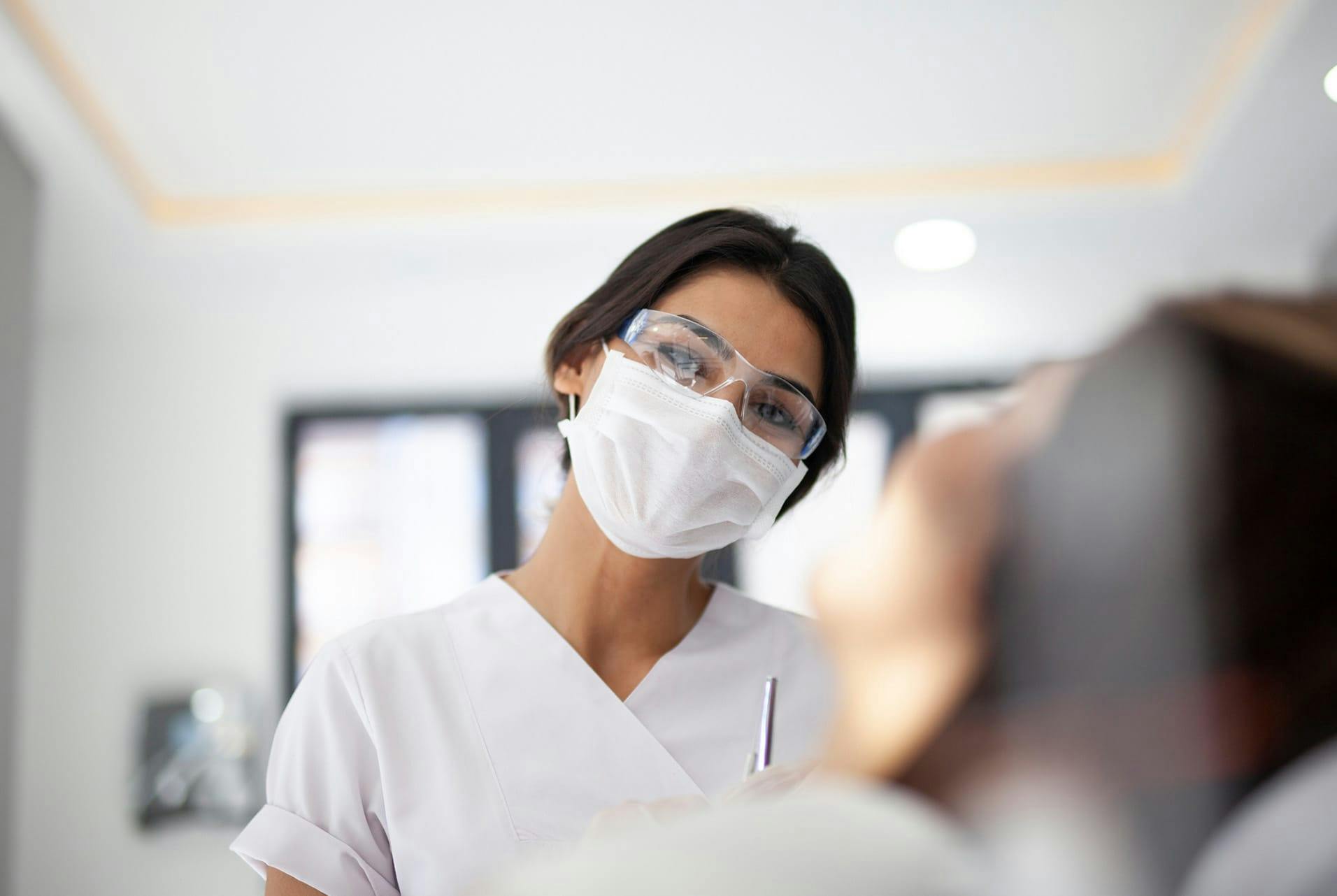 doctor smiling at patient