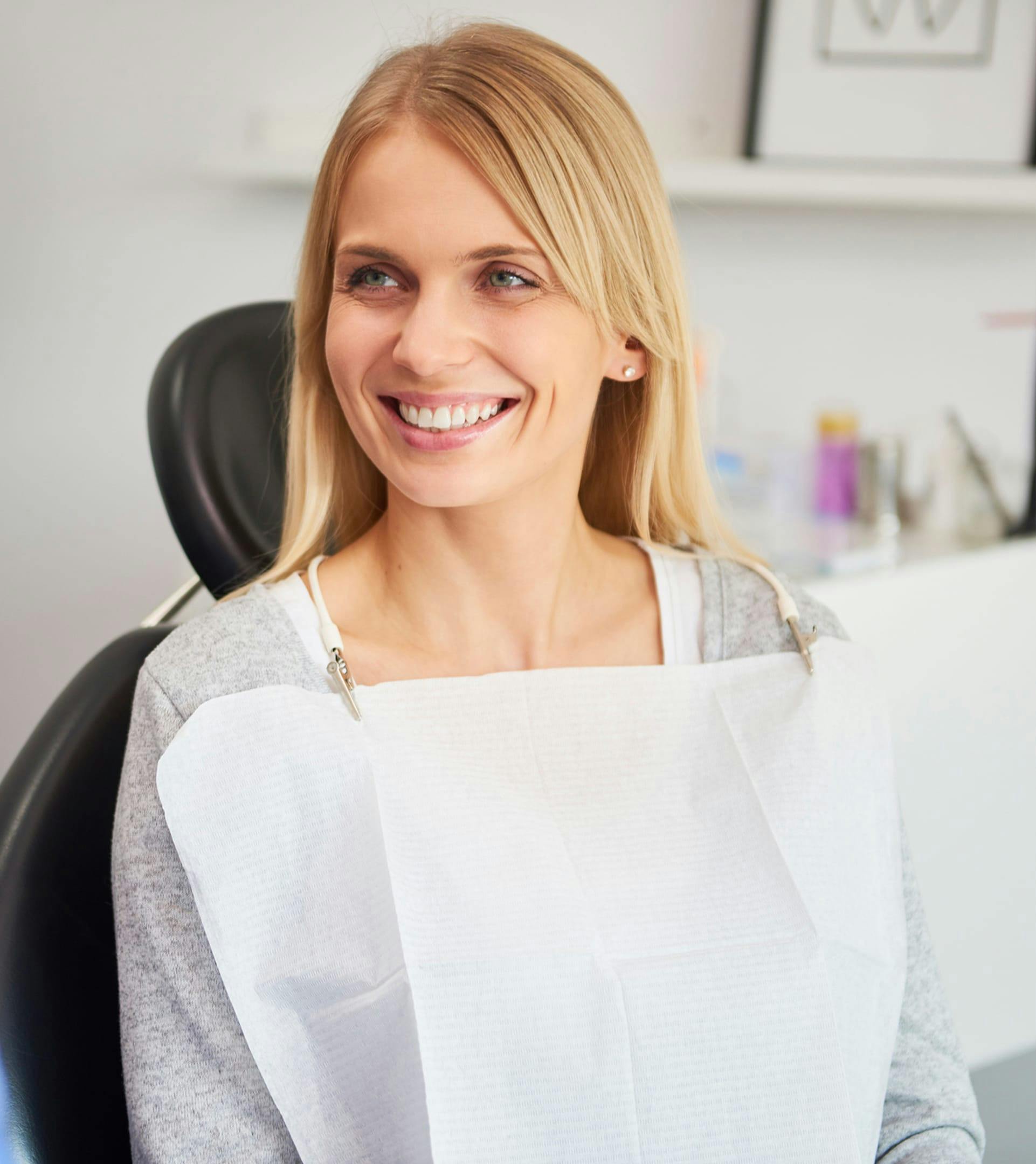 patient smiling