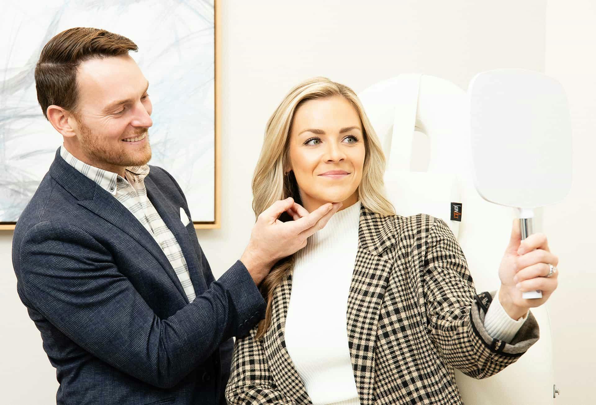 Woman and doctor during consultation