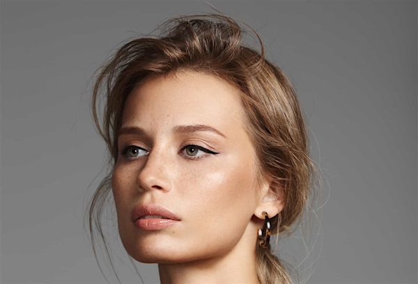 Close up of womans face