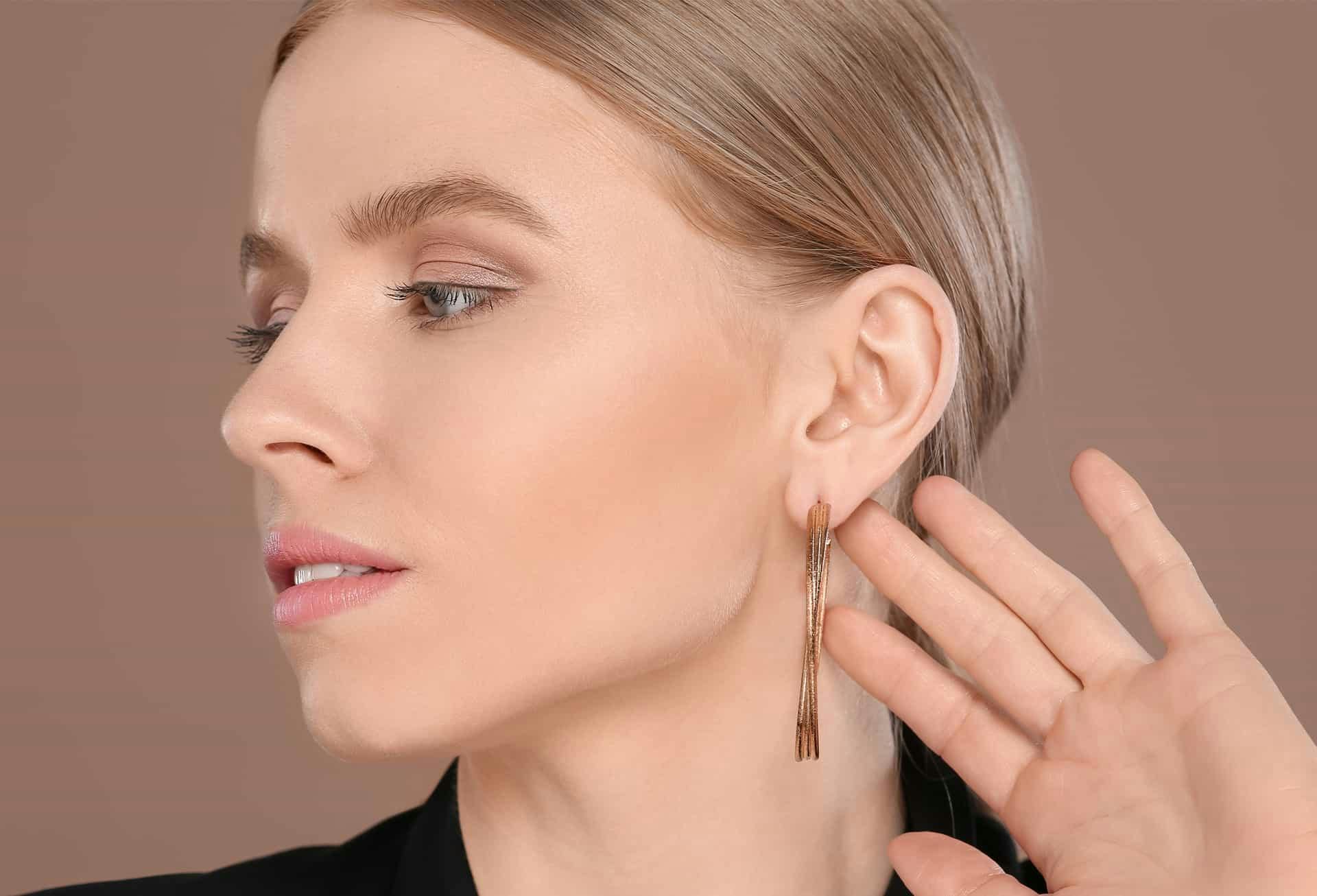 Close up of woman