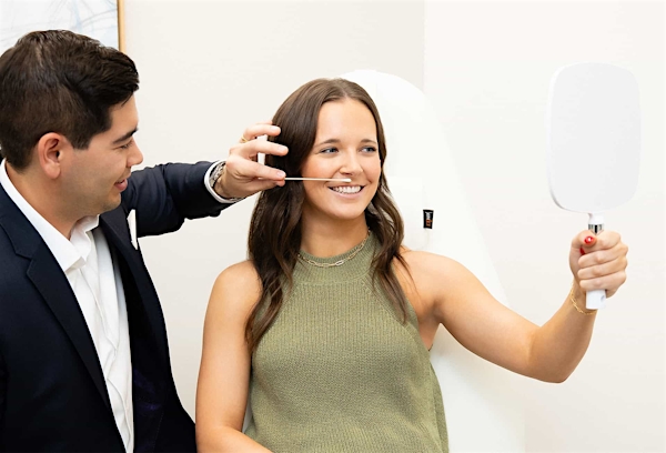 Woman and doctor during consultation