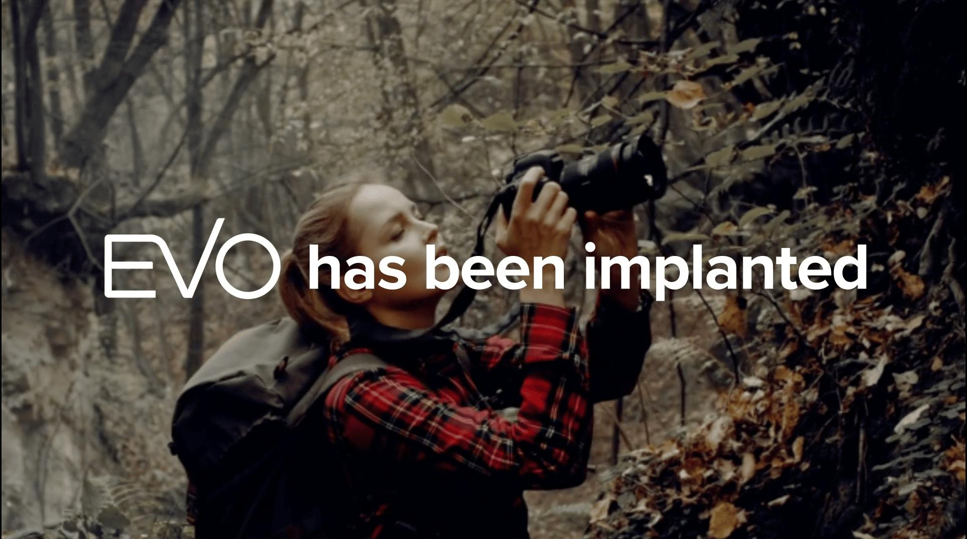 evo photography in the woods