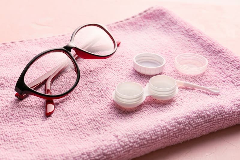 glasses and contacts