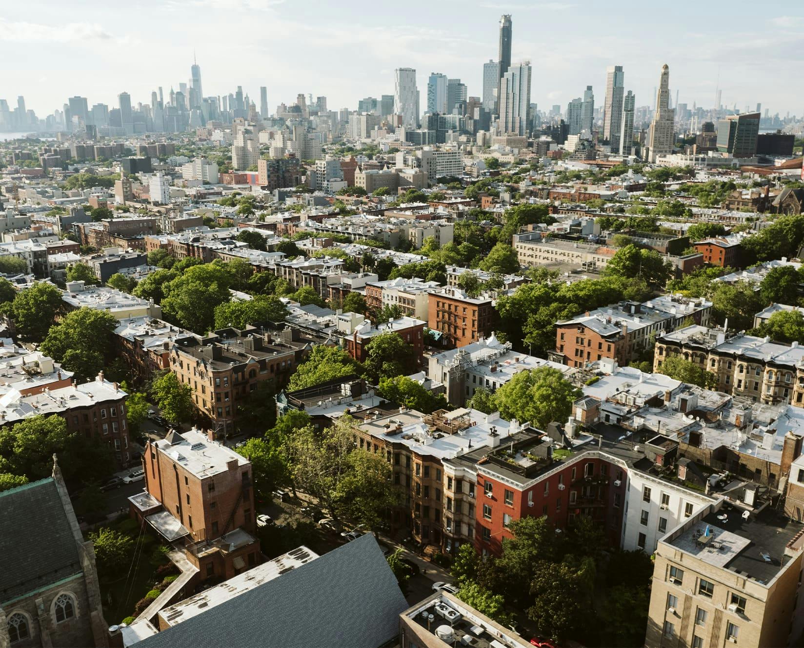 Brooklyn city skyline