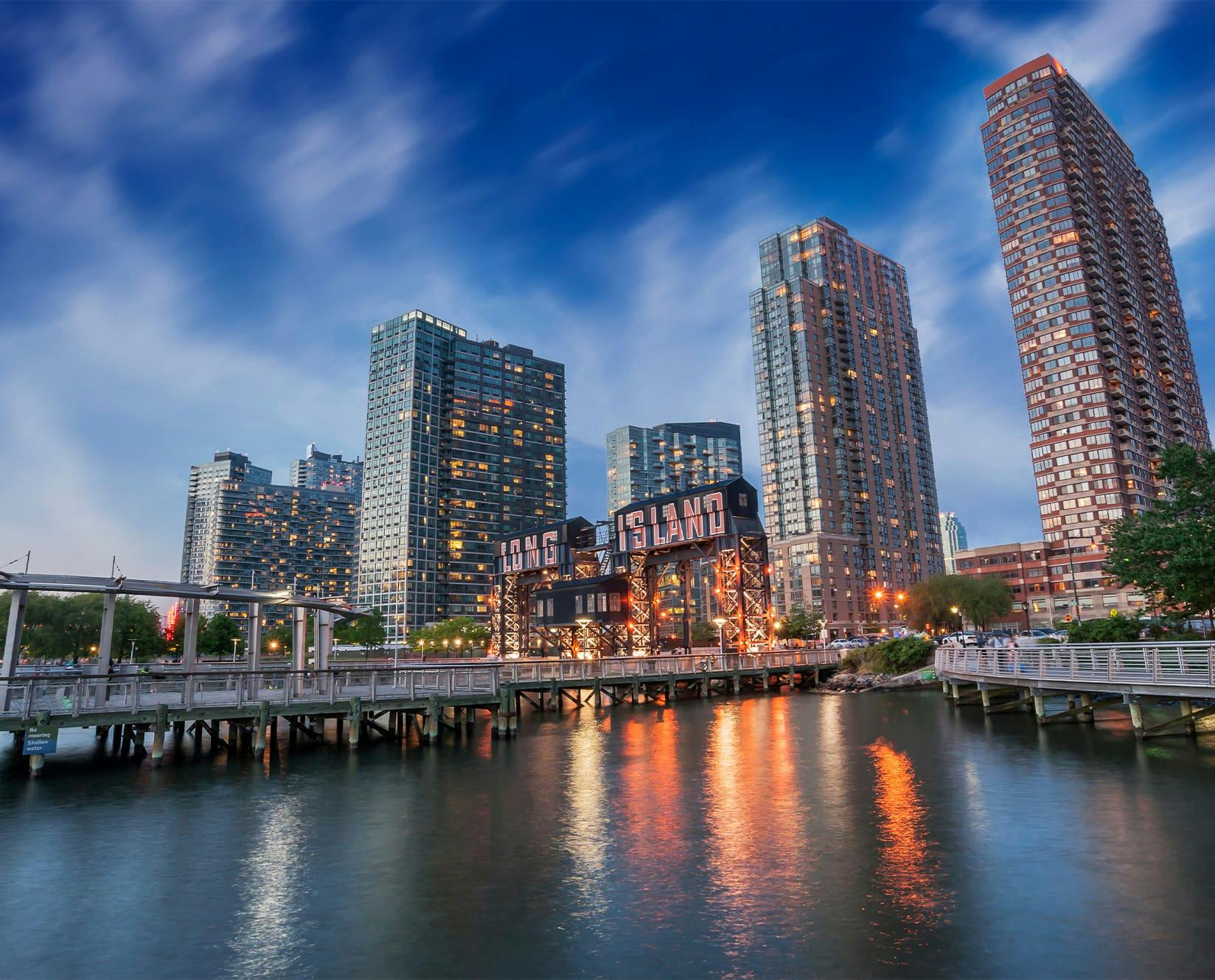 Long Island city skyline