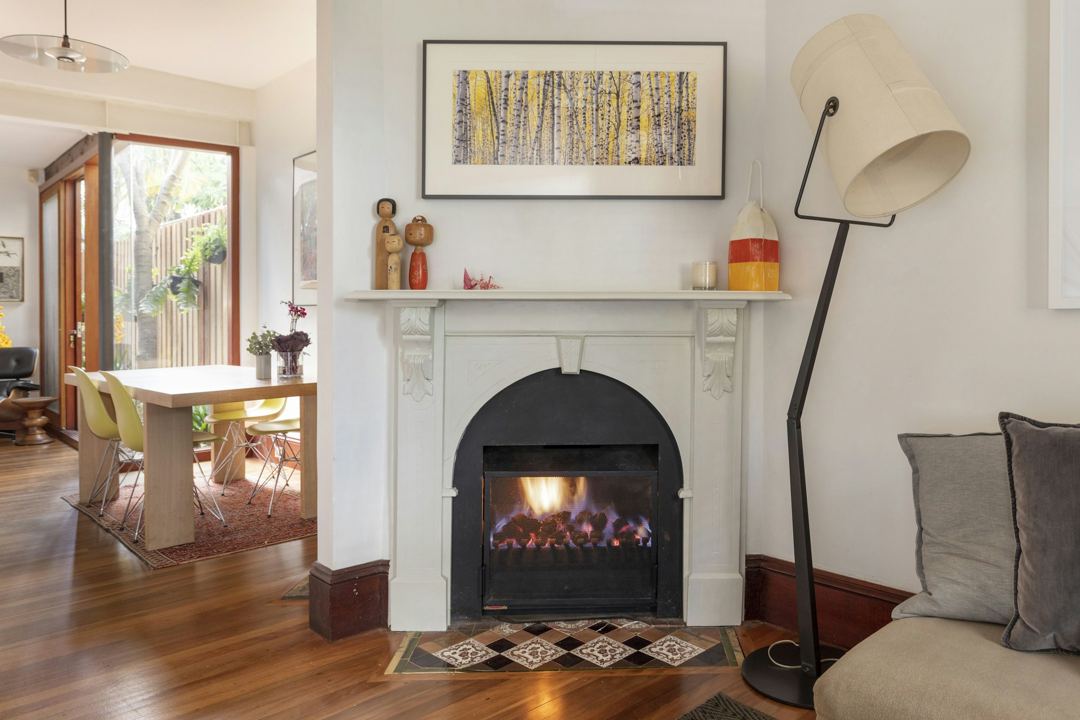 fireplace