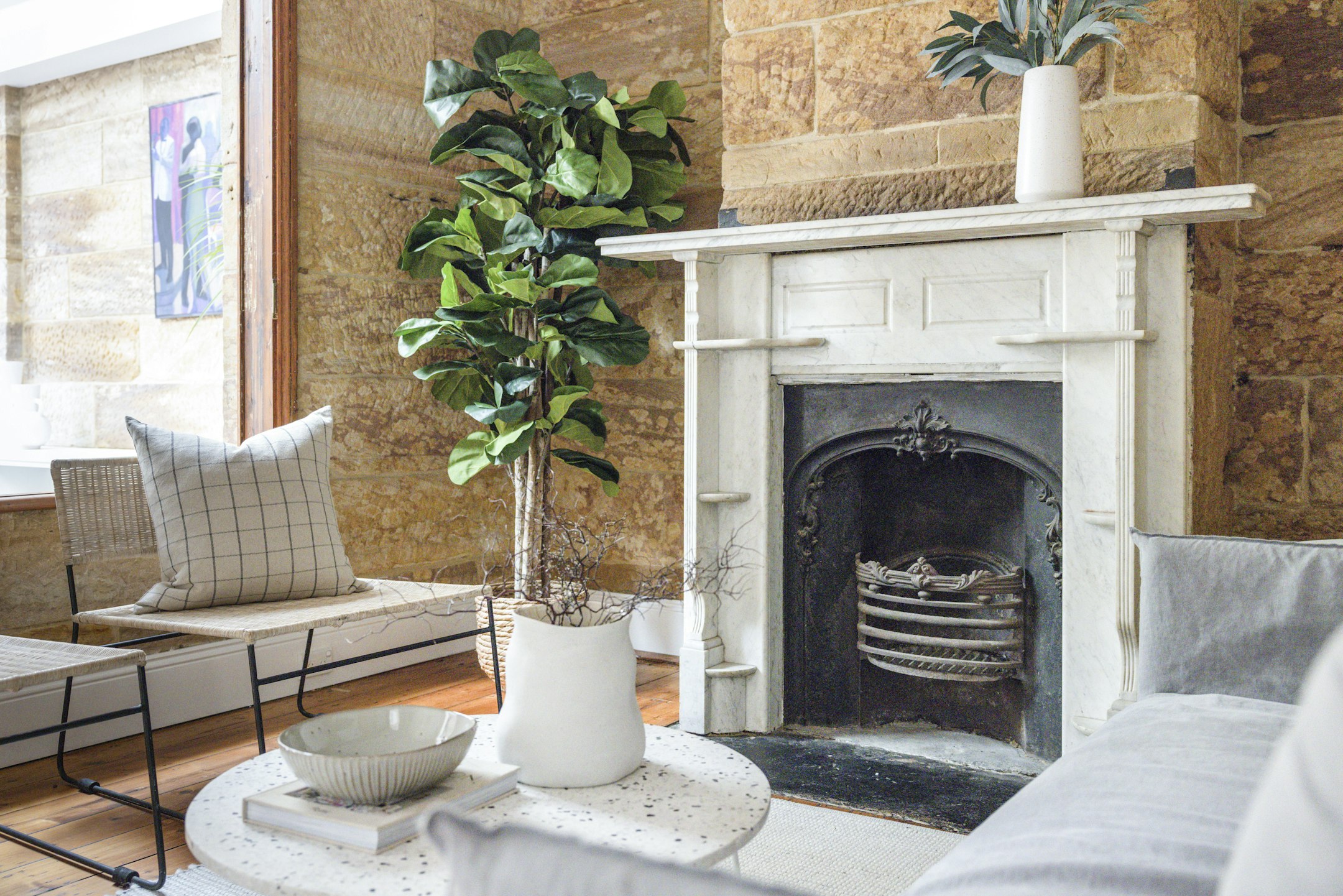 fireplace