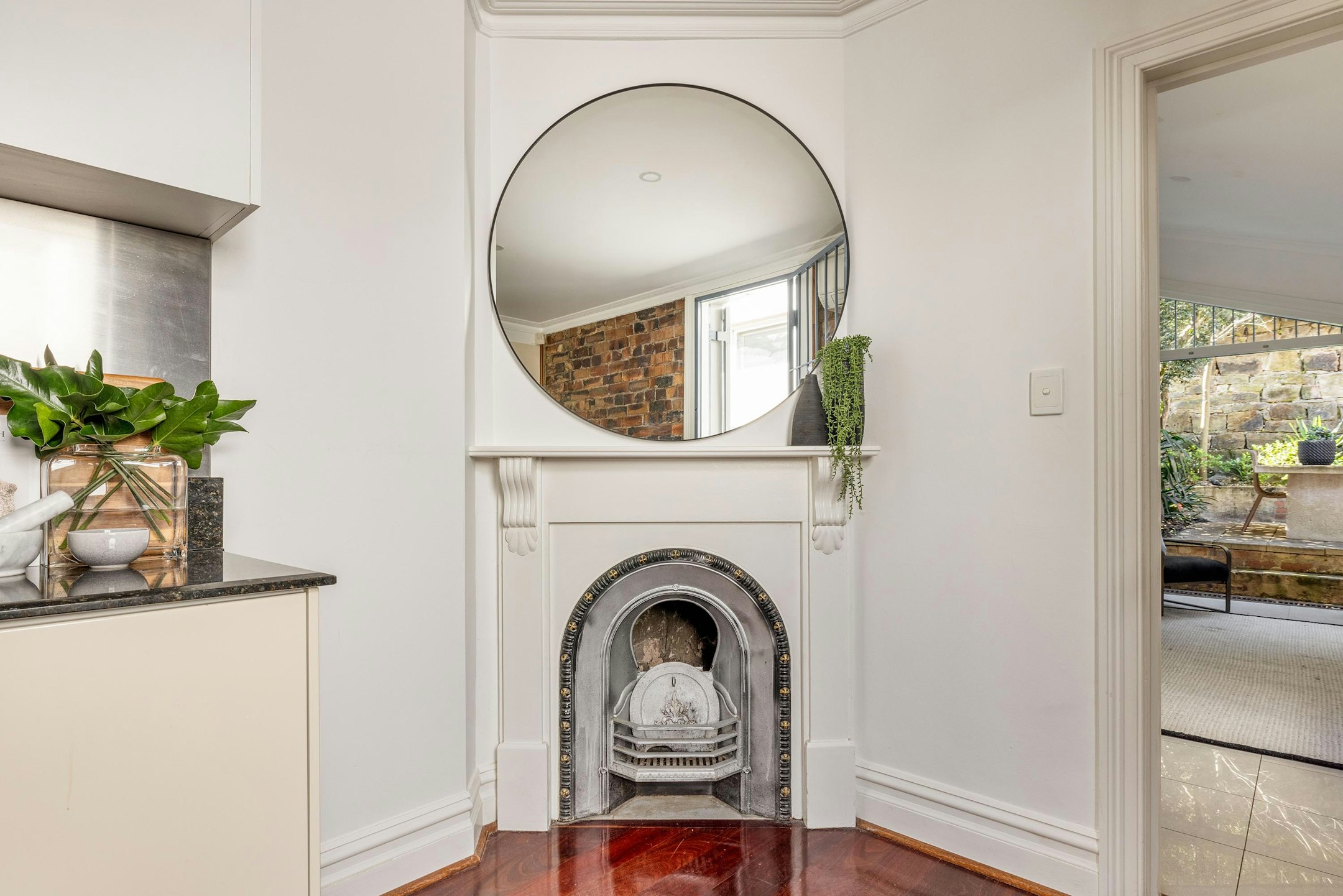 fireplace