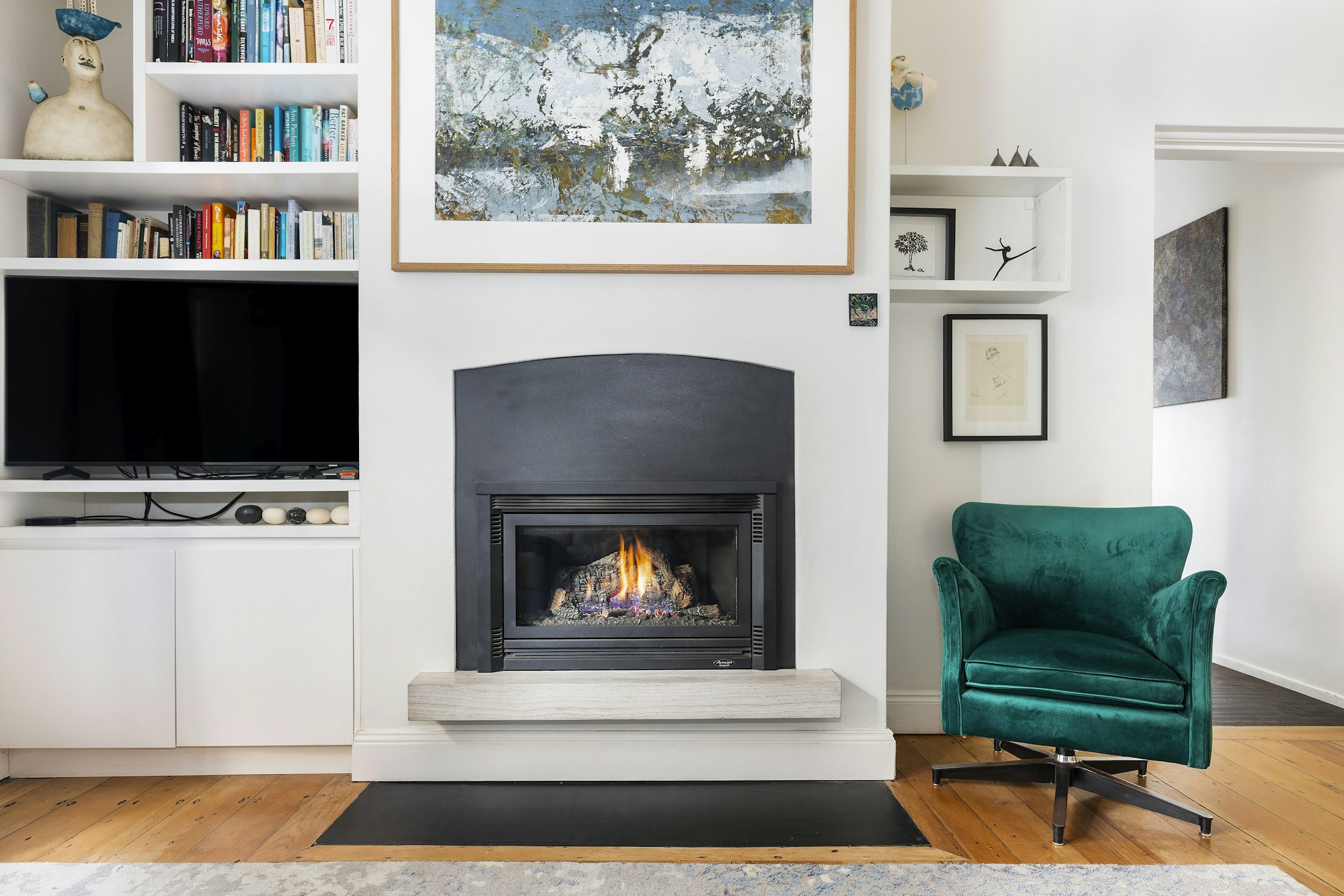 fireplace