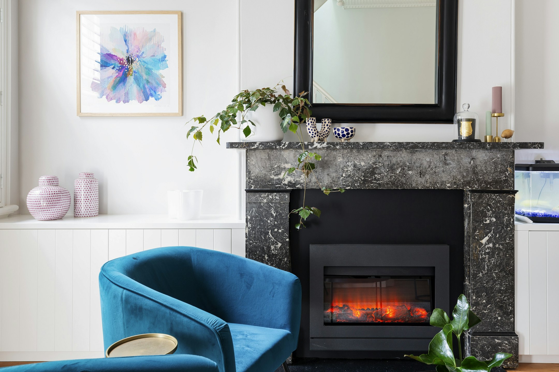 fireplace