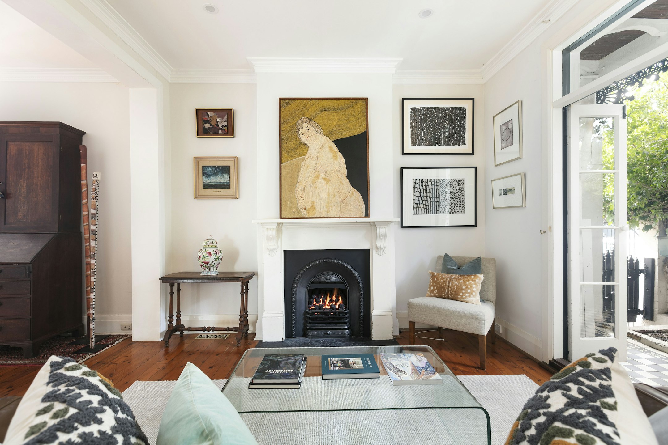 fireplace