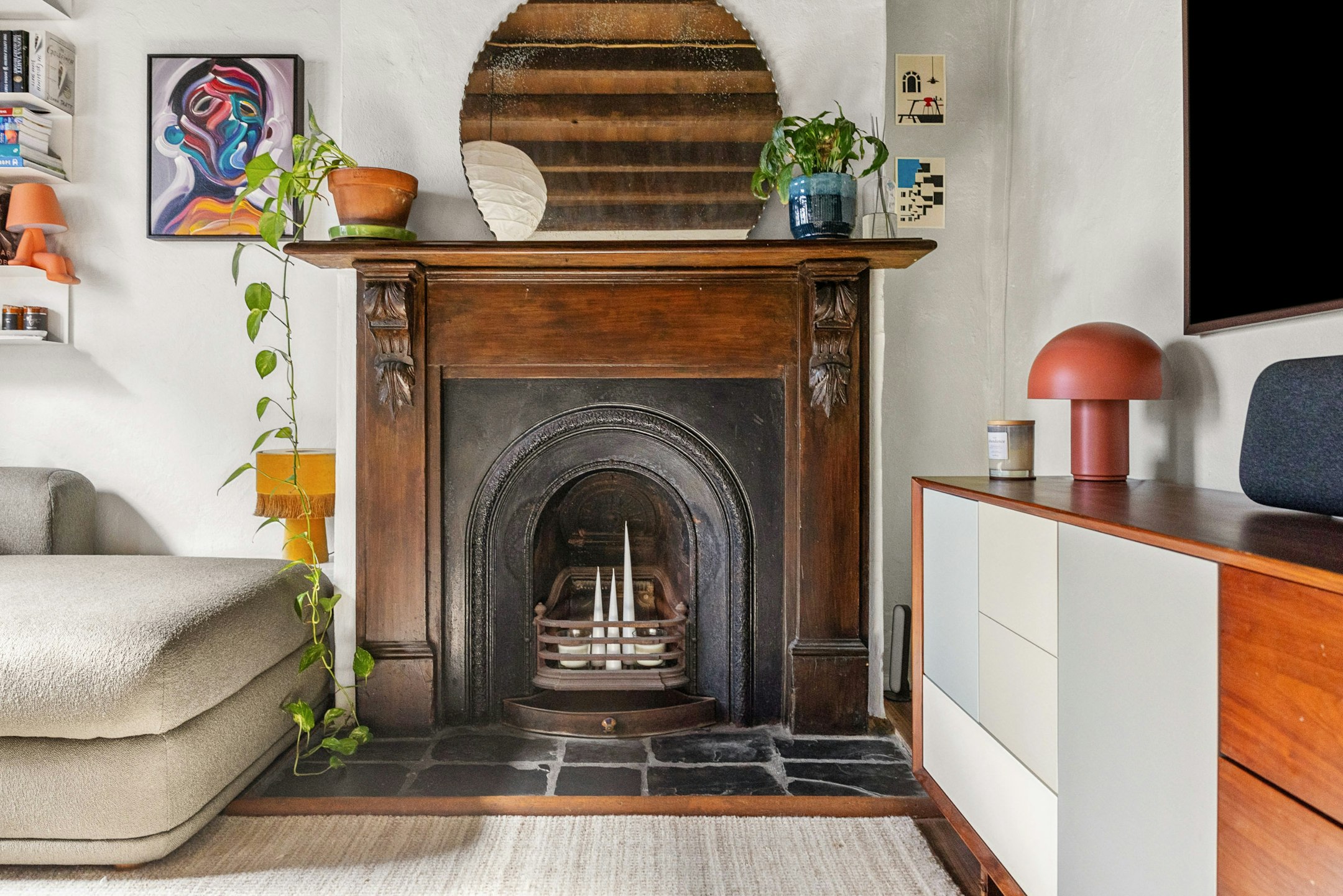 fireplace