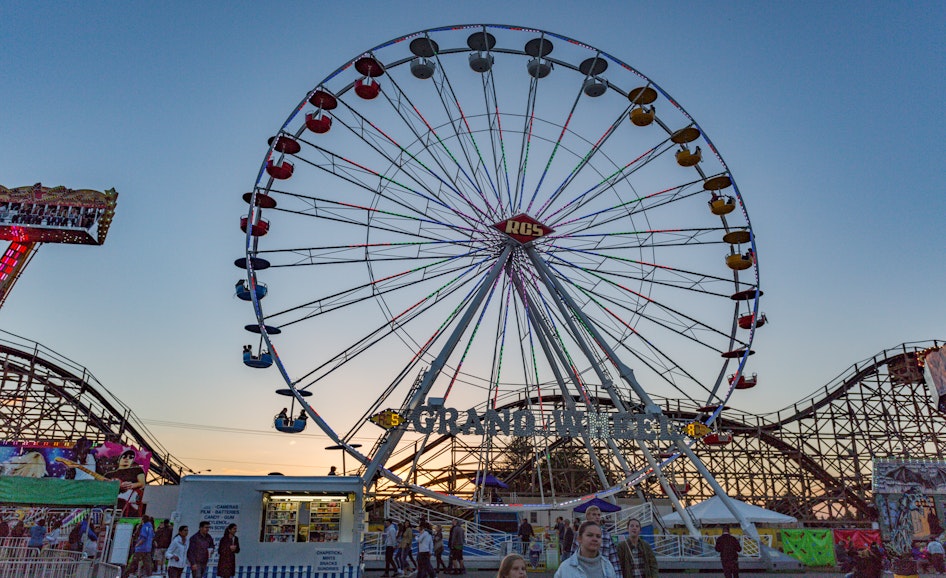 Fair Wheel Ride Washington State Fair Ferris Wheel