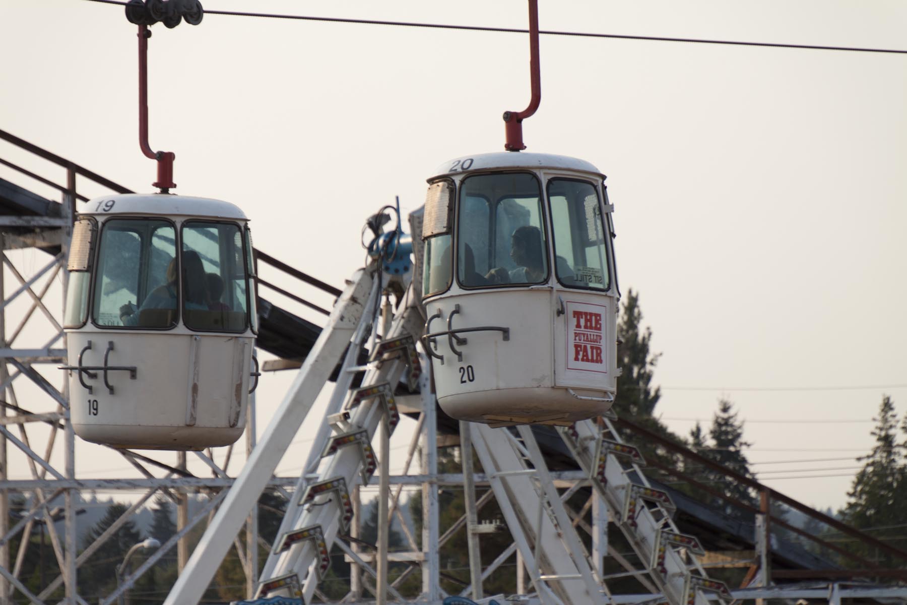The Skyride, a cabled gondola ride.