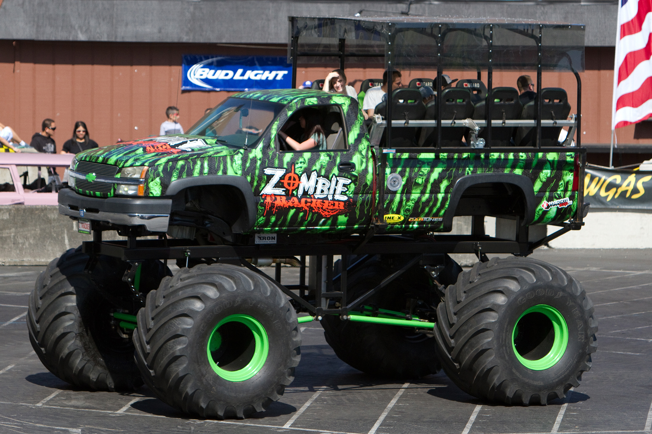 Monster truck ride on hotsell