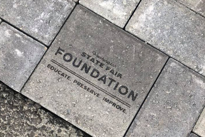 engraved paver