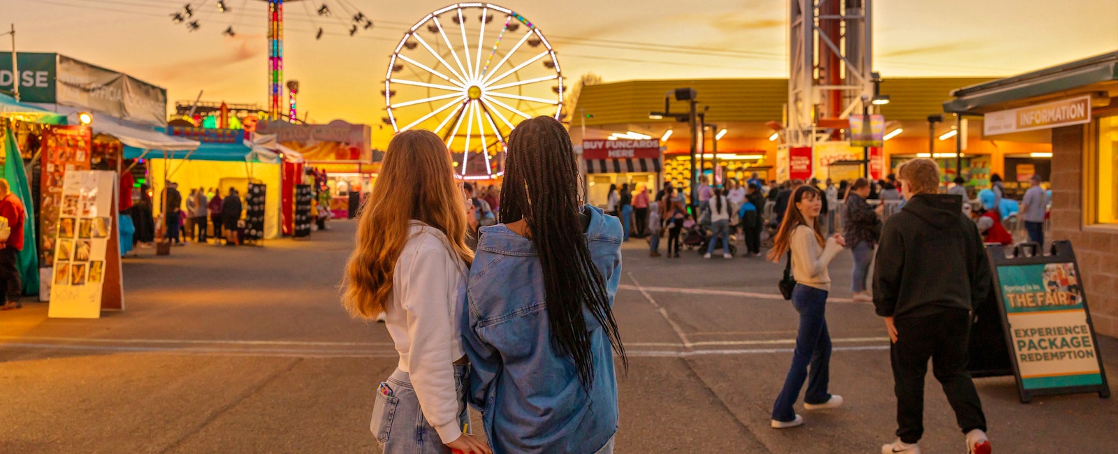 FERRIS WHEEL SUNSET