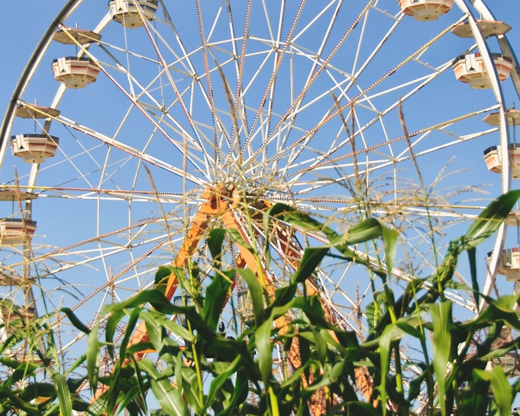 ferris wheel with corn husks