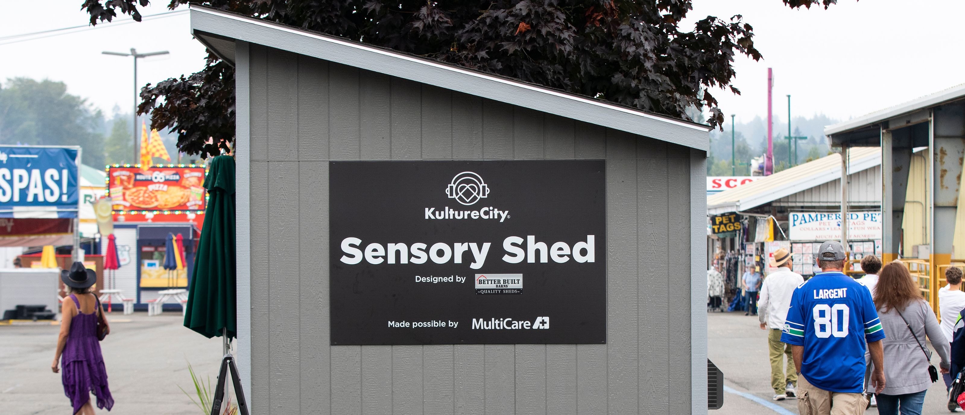 Outside of Sensory Shed