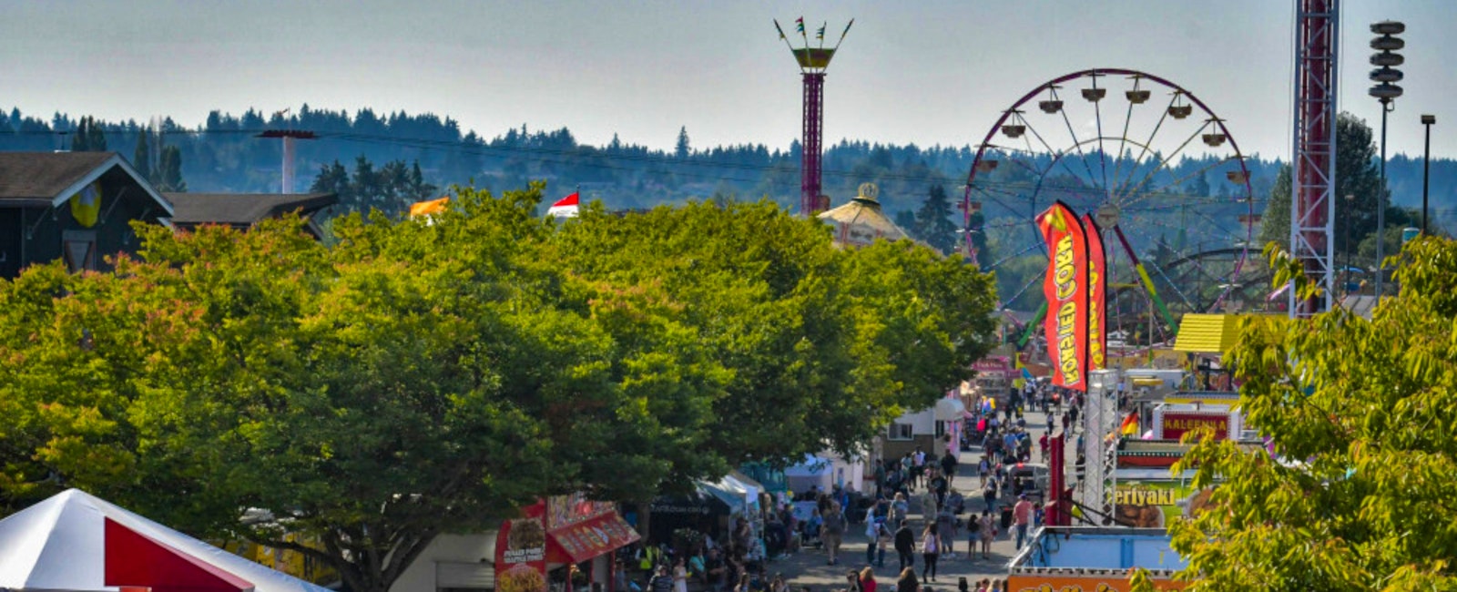 View of fair grounds